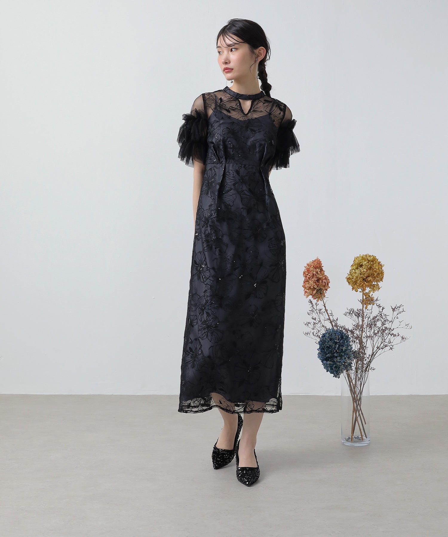 身長 167cm / 着用サイズ M / ブラック