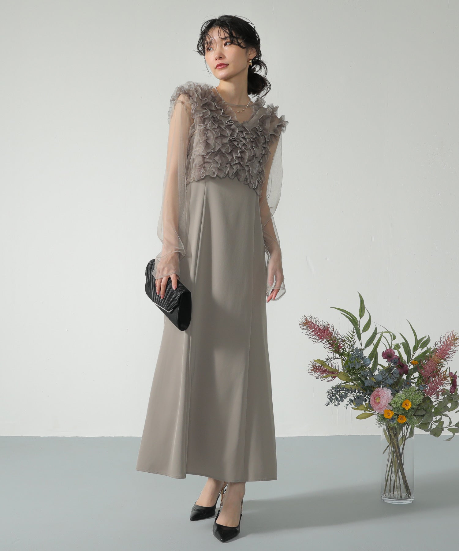 167cm / 着用 M / ベージュ