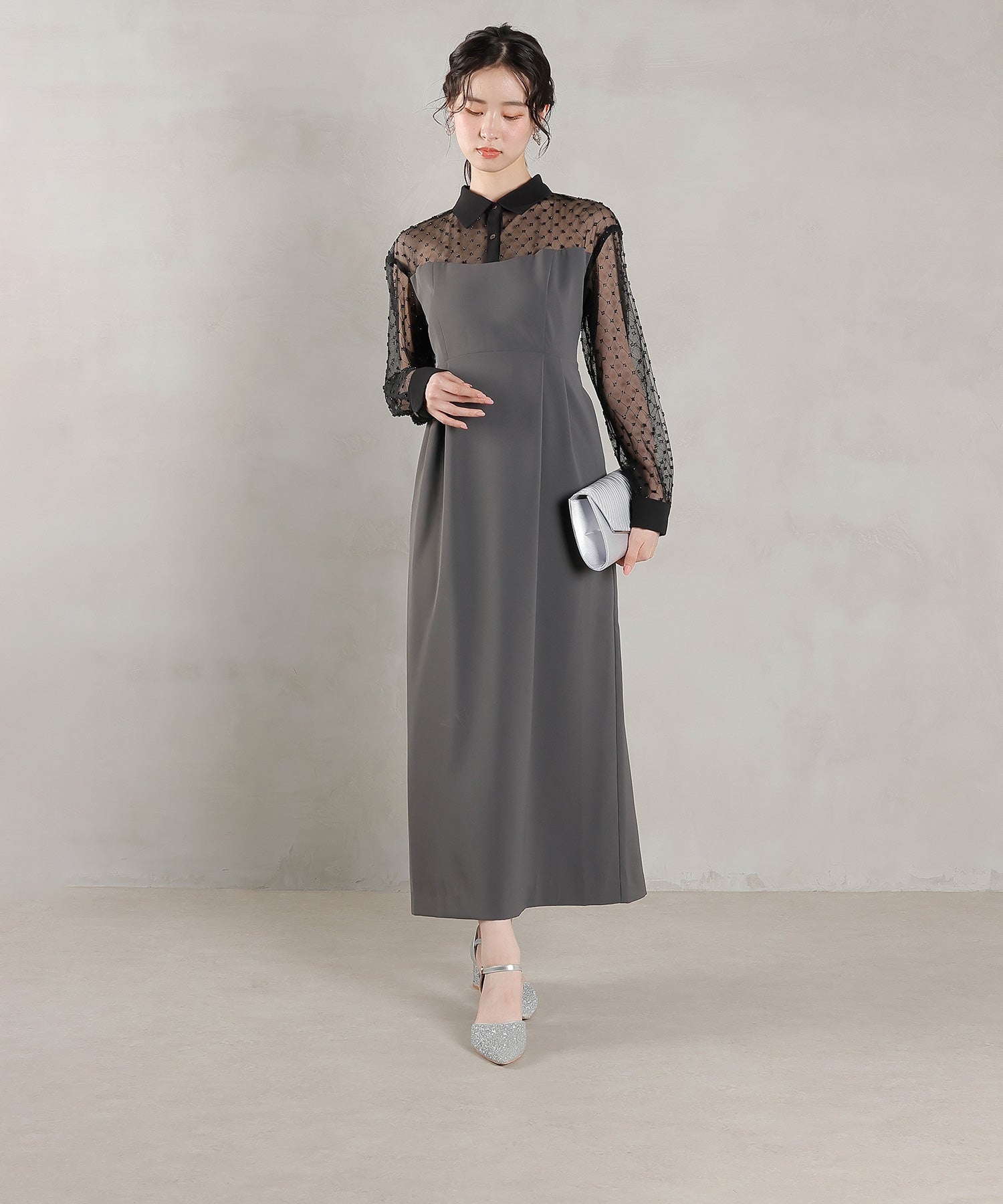 170cm / 着用 M / チャコール