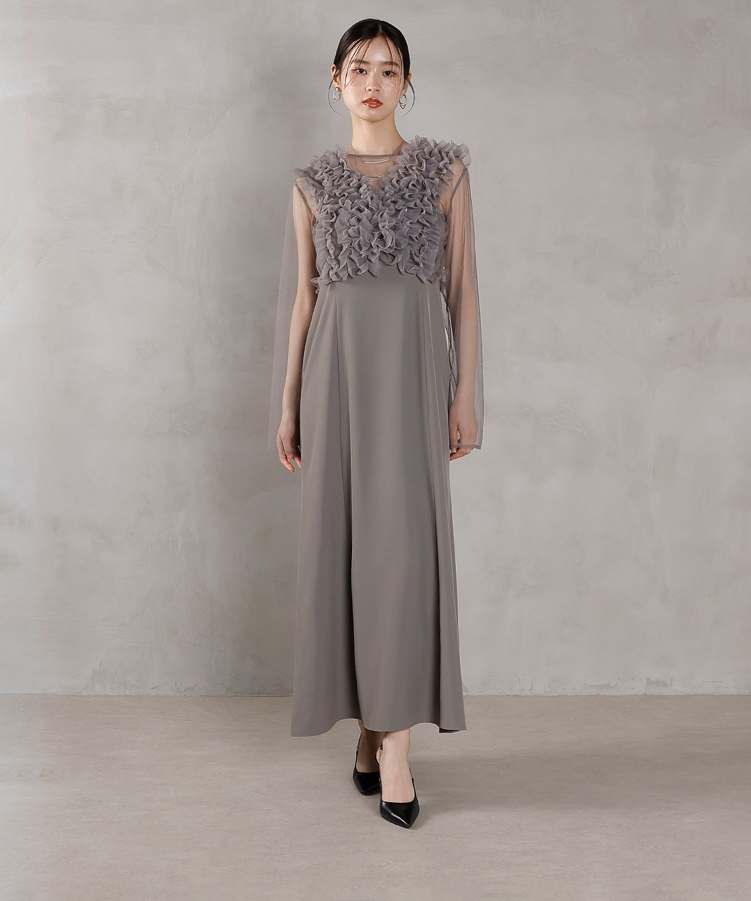 170cm / 着用 M / グレー