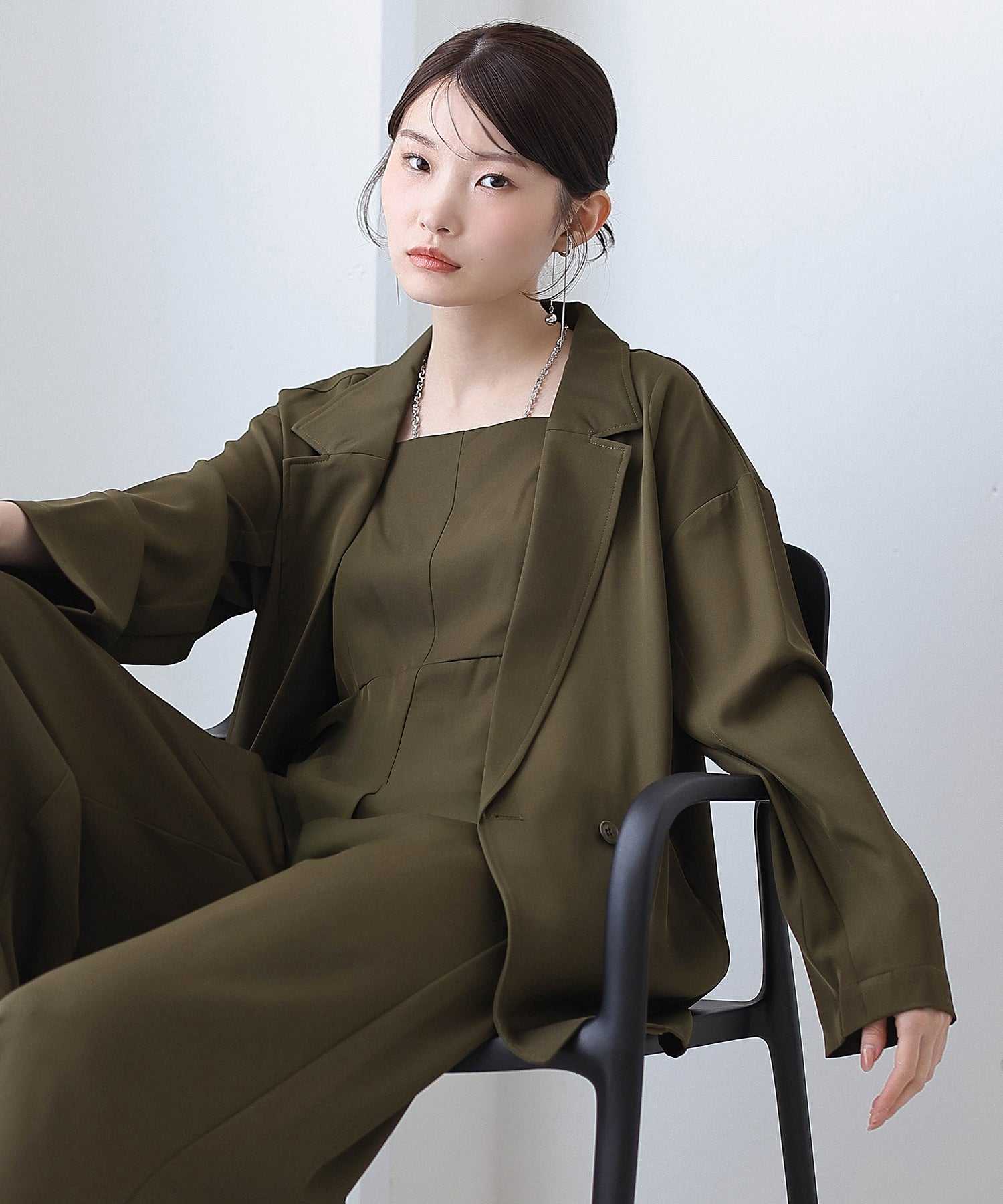 ジャケット セットアップ パンツドレス パーティー