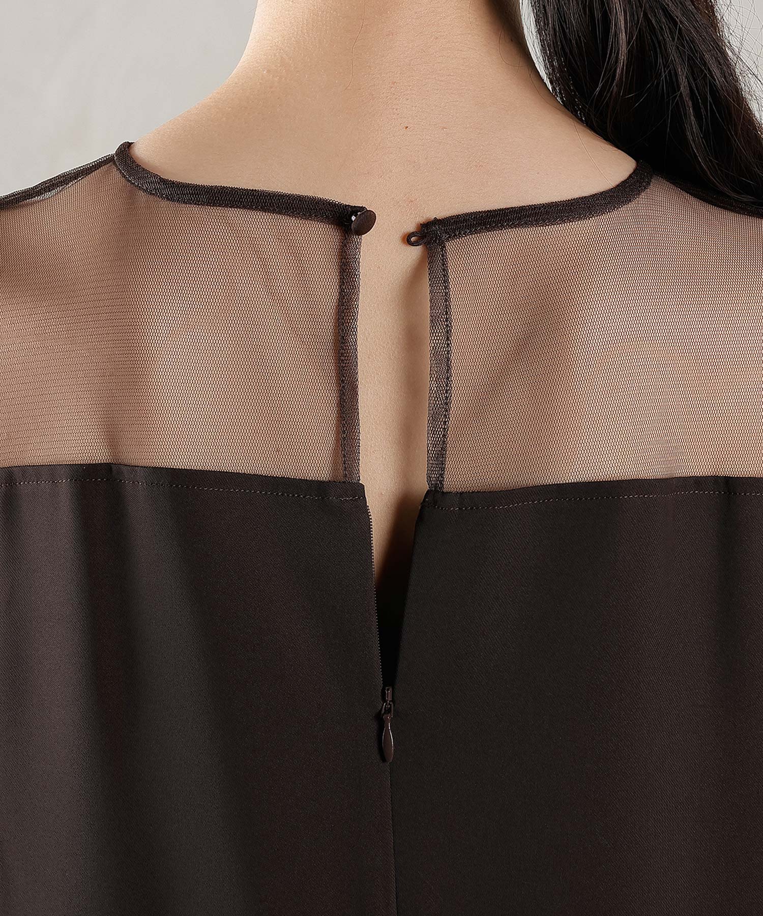 ジレ×レース フリルワンピース 2点セット パーティー ドレス