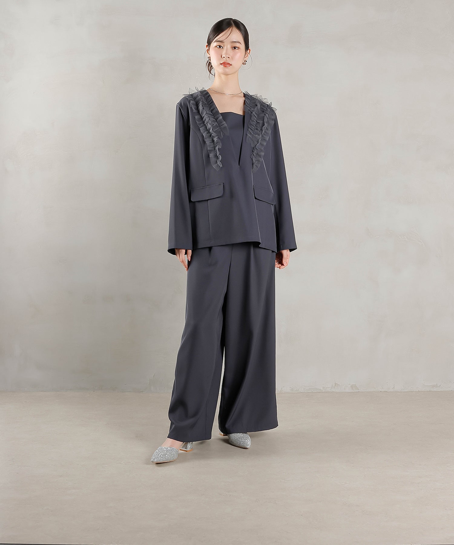 170cm / 着用 M / ブルー