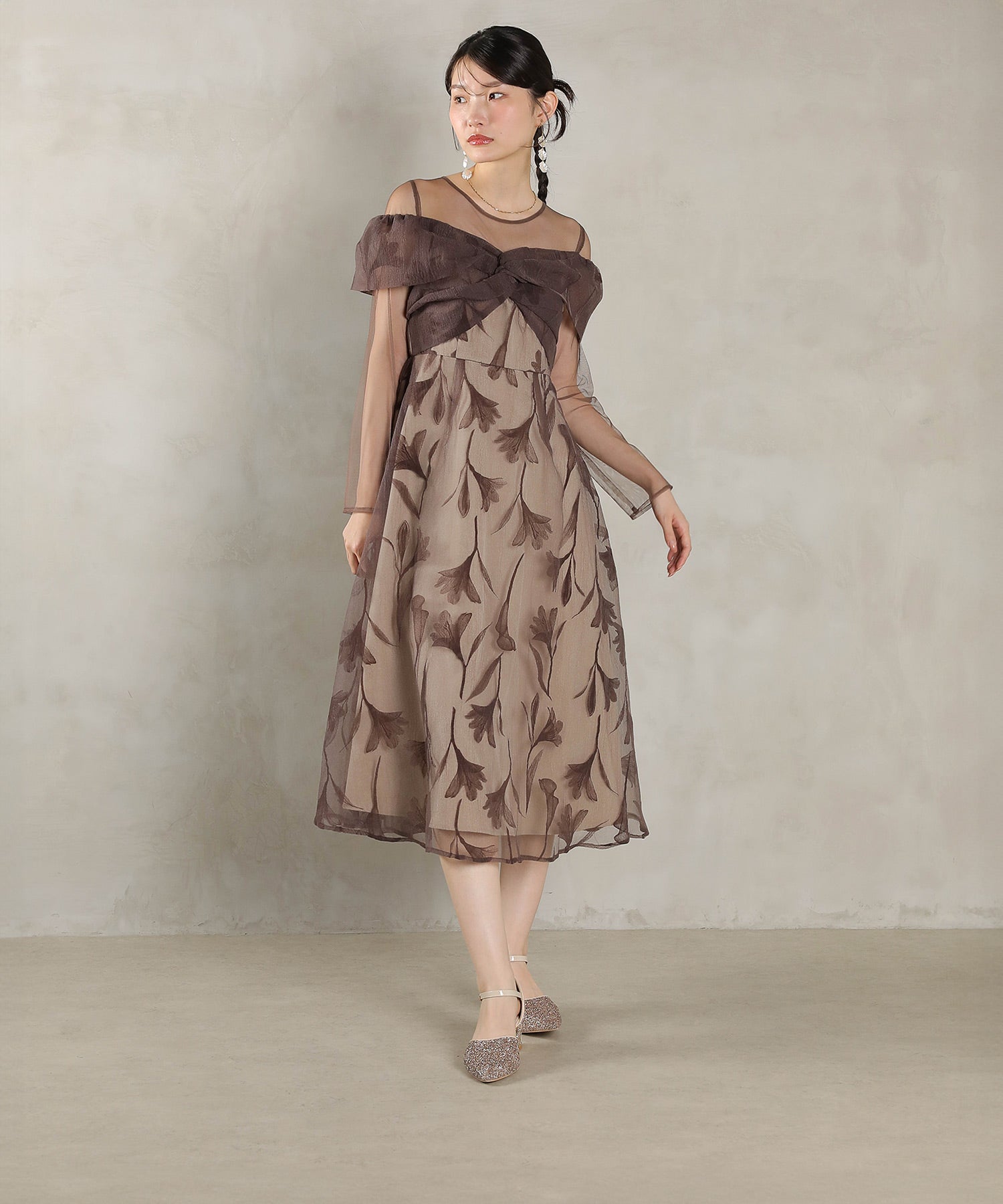 167cm / 着用 M / ブラウン