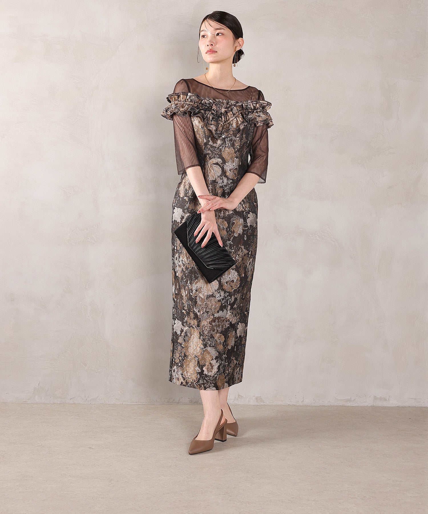 167cm / 着用 M / ブラウン