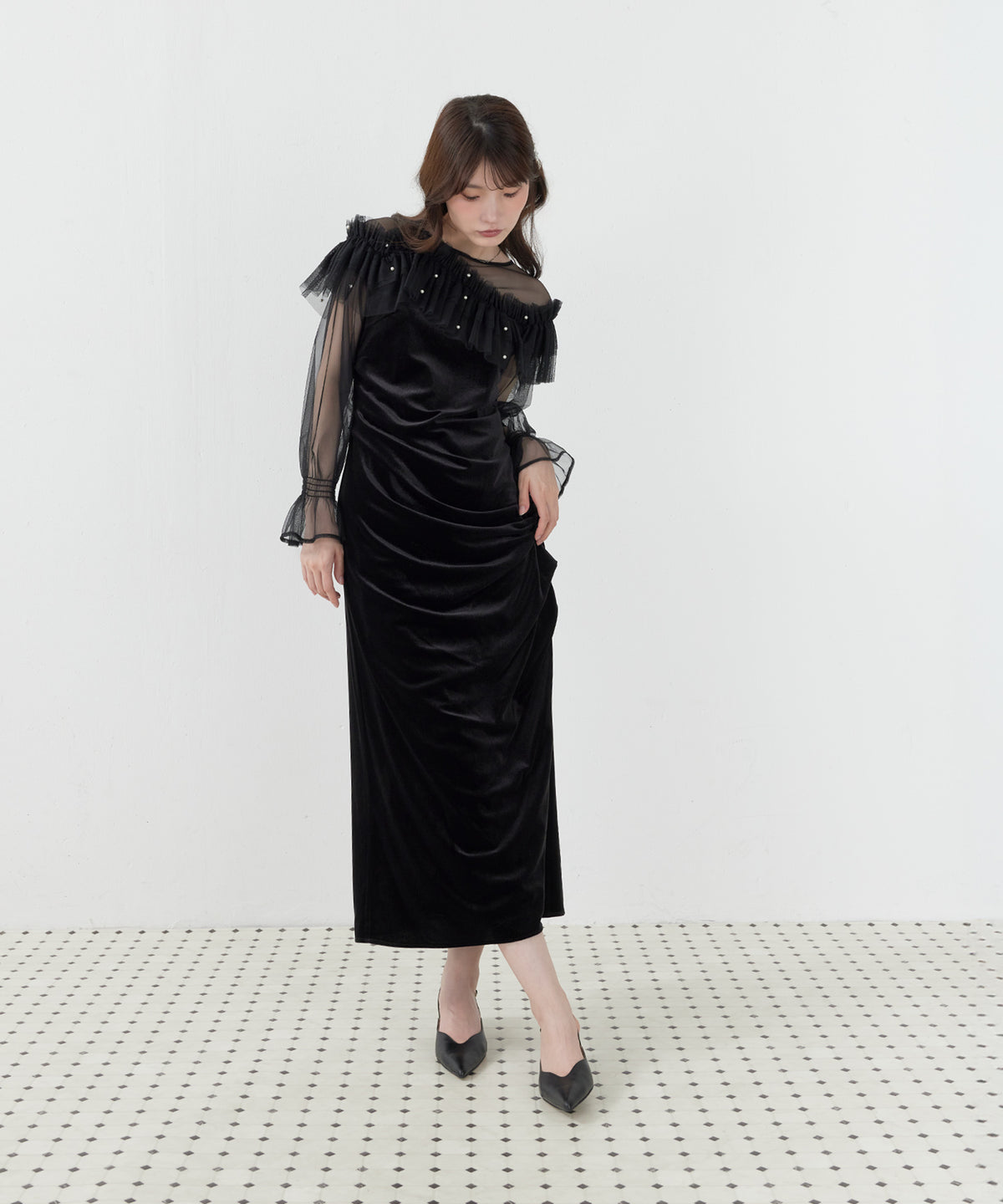 167cm / 着用 M / ブラック