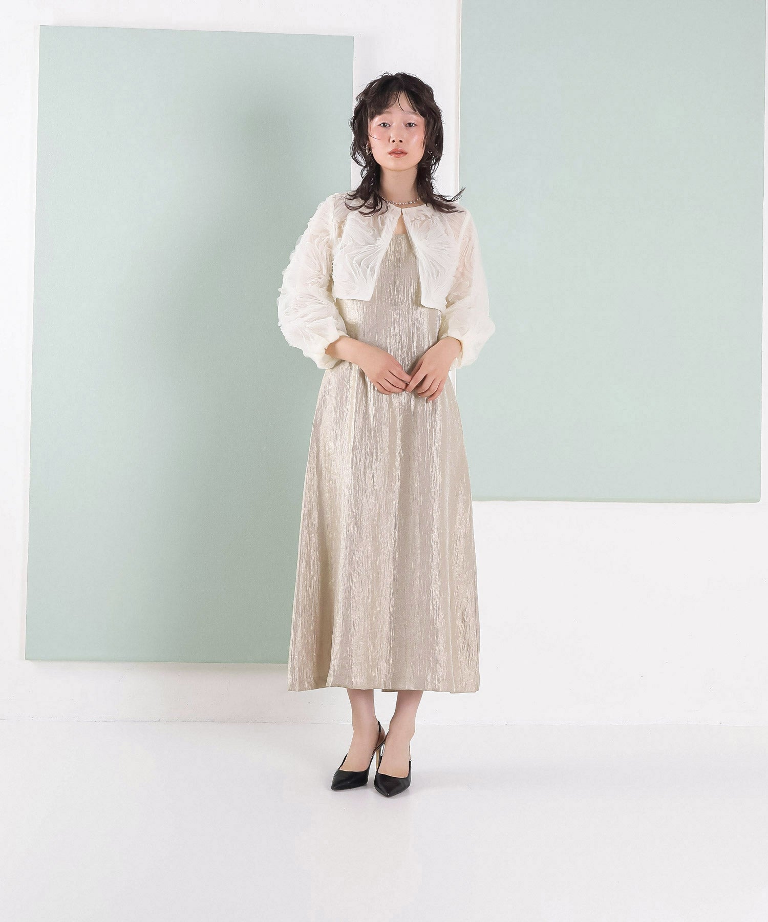 170cm / 着用 S / ベージュ