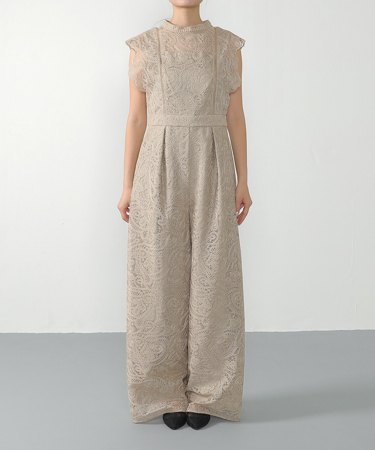 身長 154cm / 着用 M<br>
普段着 SS or S / 骨格ウェーブ