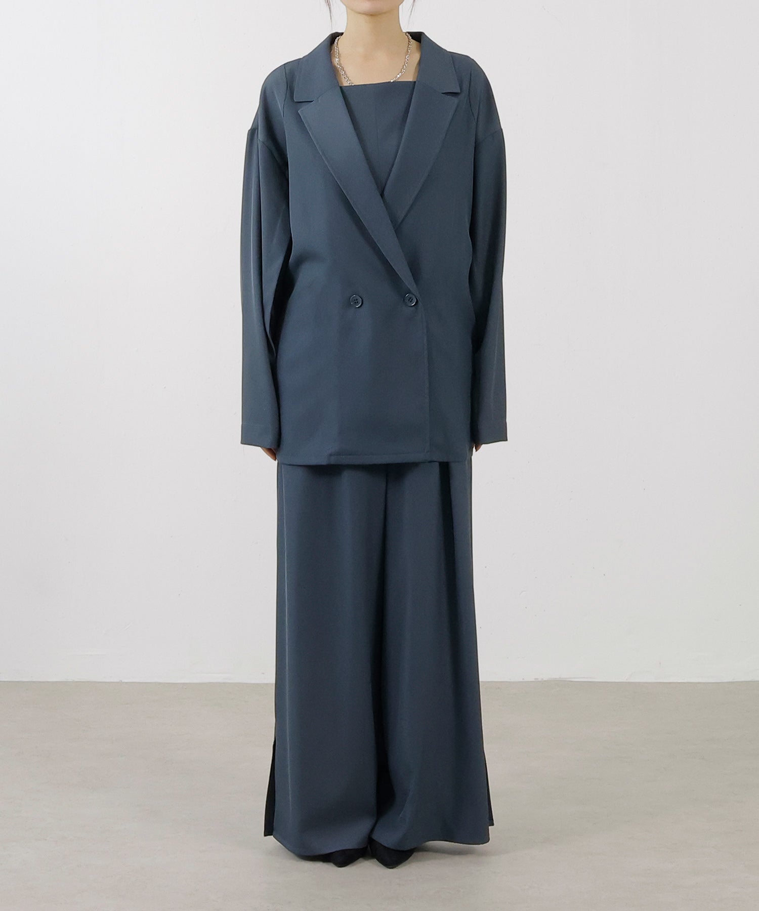 身長154cm / 着用サイズ M<br>普段着 SS or S / 骨格ウェーブ