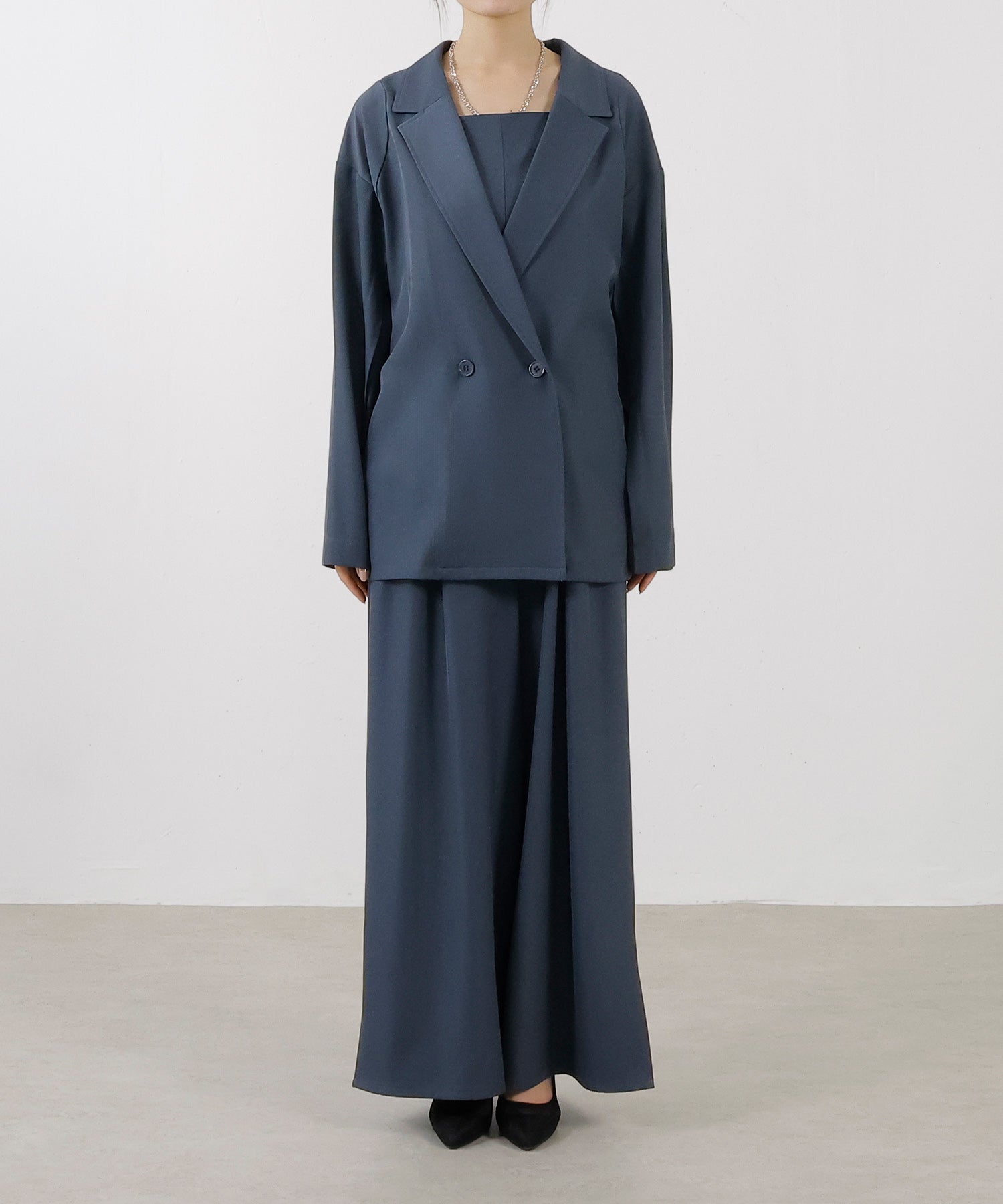 身長154cm / 着用サイズ S<br>普段着 SS or S / 骨格ウェーブ