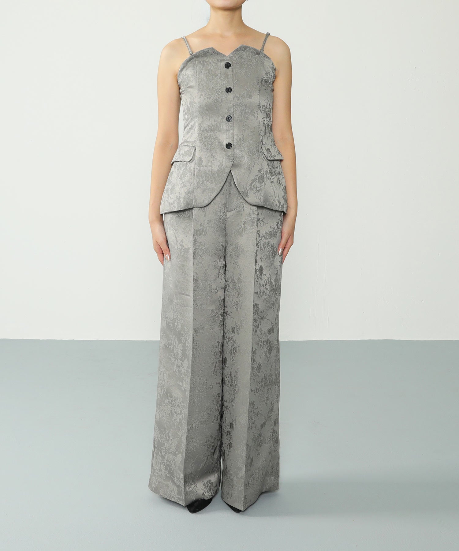 身長154cm / 着用 S <br>
普段着 SS or S / 骨格ウェーブ