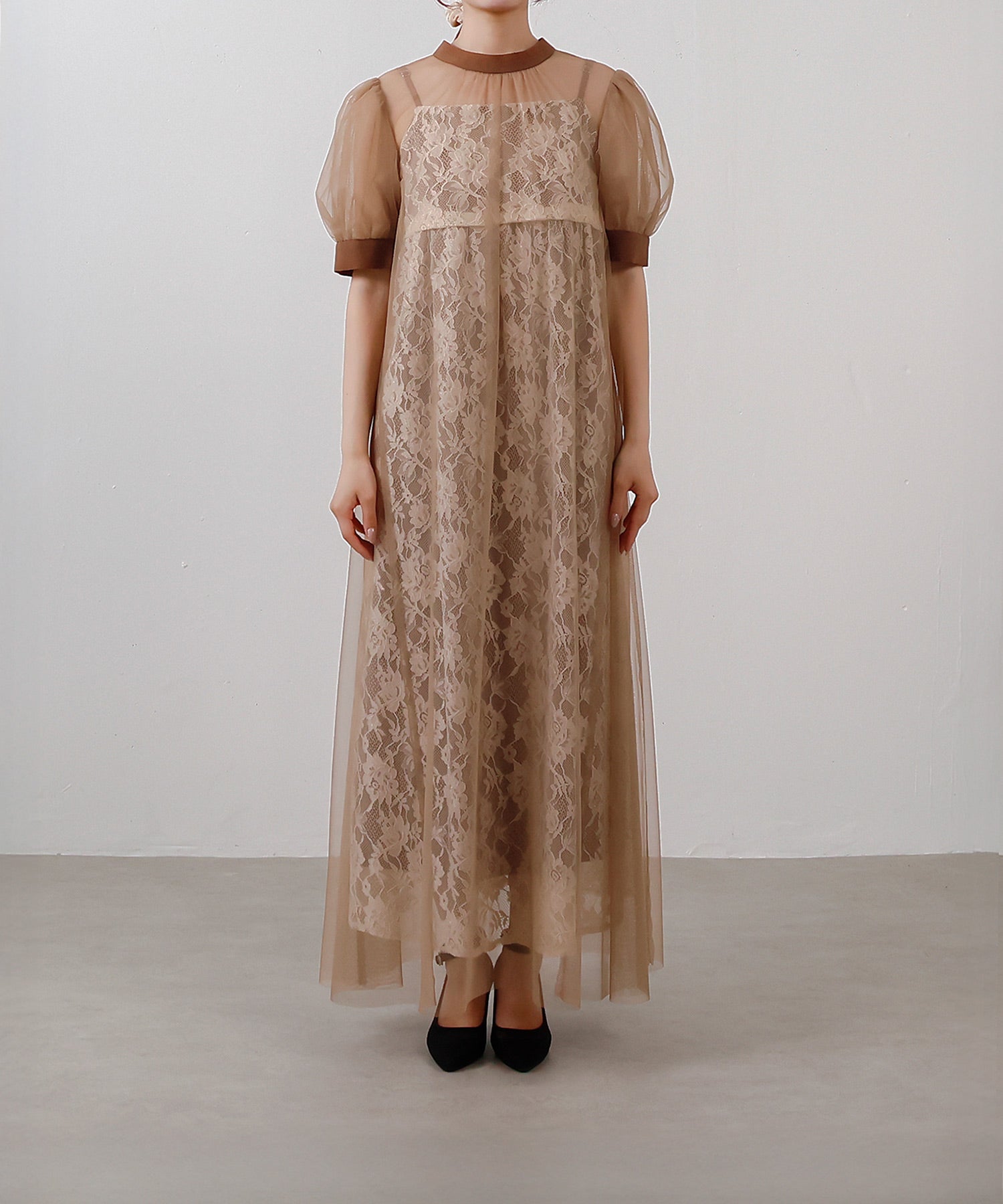 154cm / 着用 M <br>
普段着 SS or S / 骨格ウェーブ