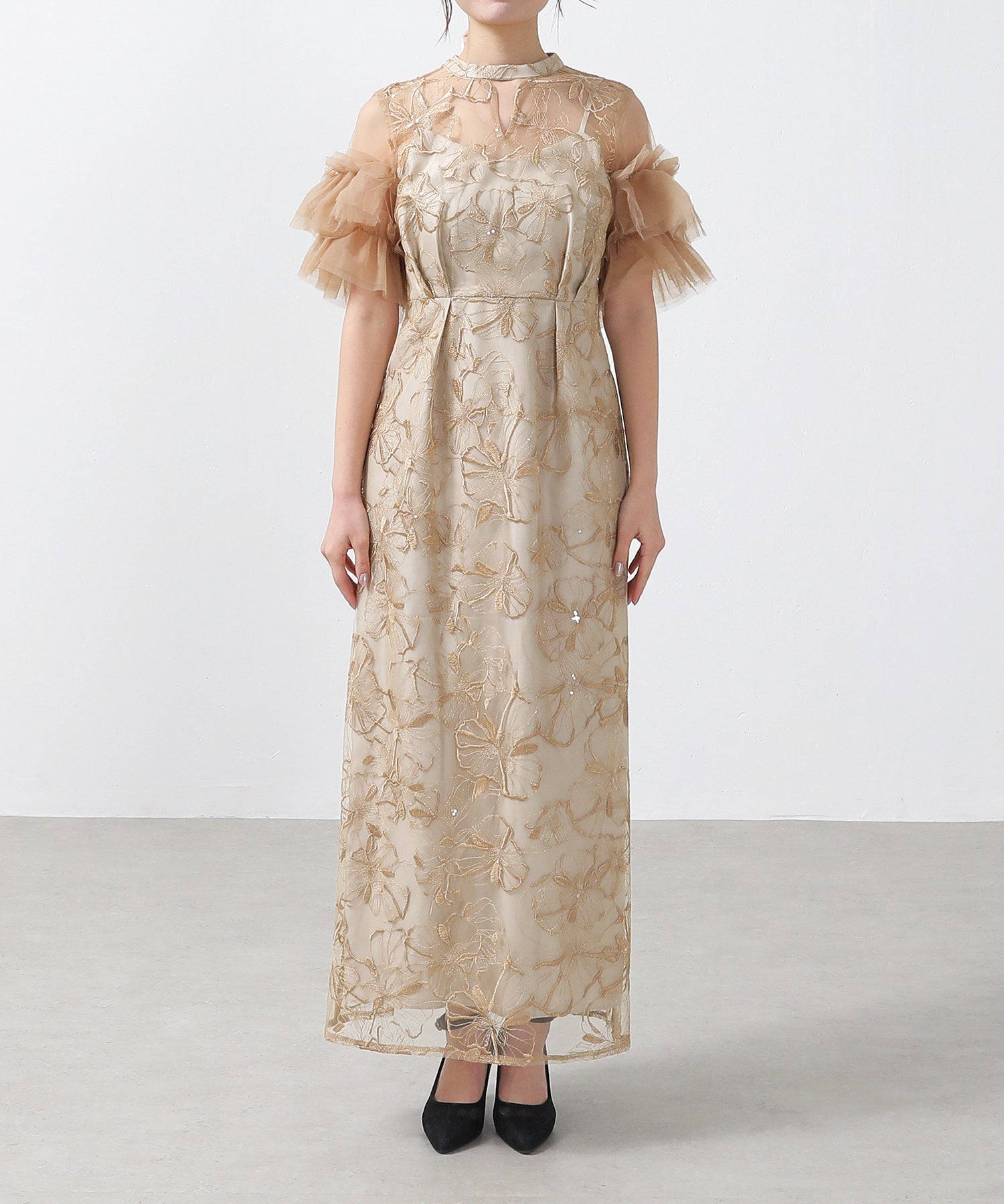 身長 154cm / 着用 M<br>
普段着 SS or S / 骨格ウェーブ