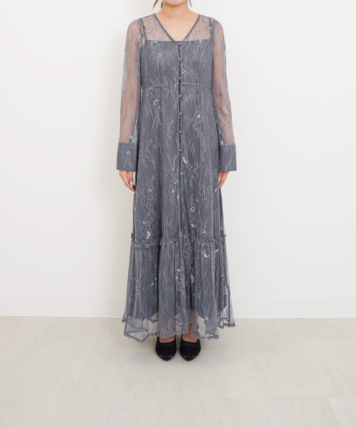 身長155cm / 着用 M<br>
普段着 S / 骨格ナチュラル