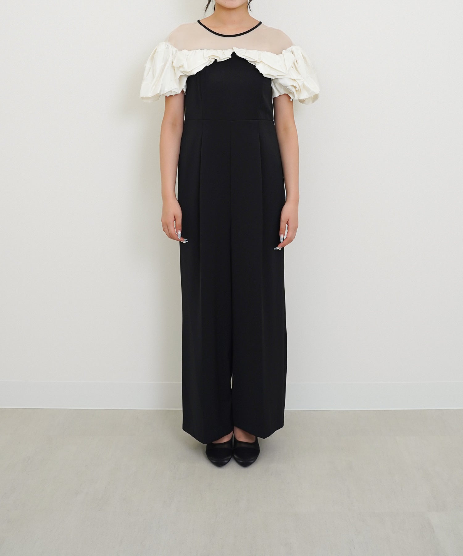 身長155cm / 着用S<br>
普段着 S / 骨格ナチュラル