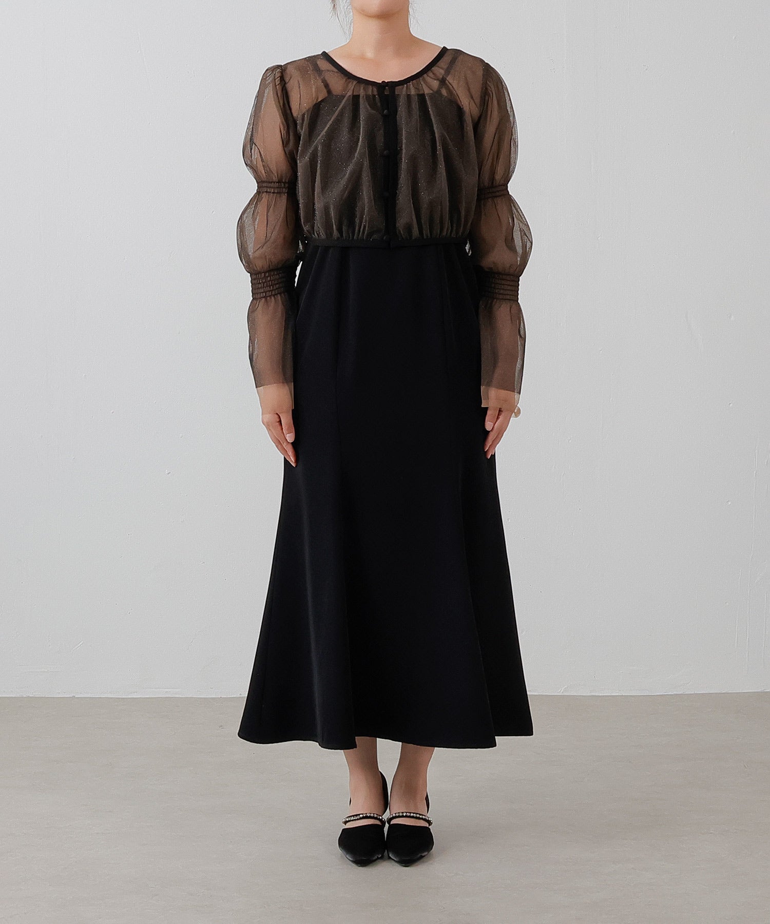 身長157cm / 着用 M<br>
普段着 M / 骨格ストレート