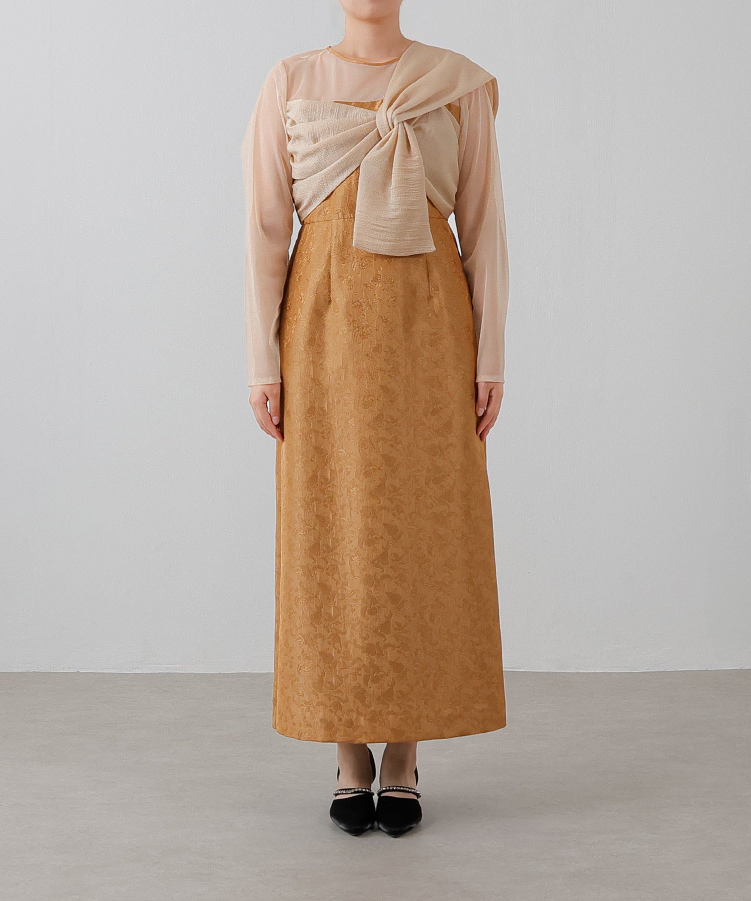 身長157cm / 着用 M<br>
普段着 M / 骨格ストレート