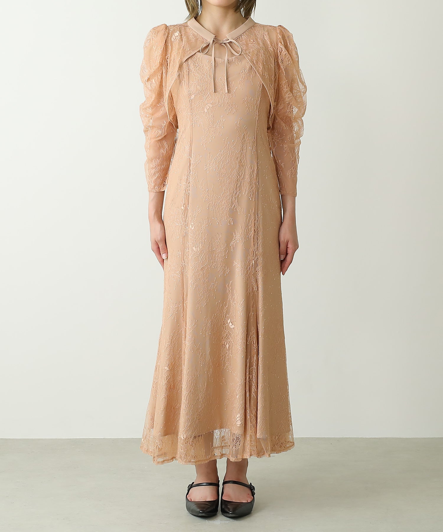 身長158cm / 着用 L<br>普段着 M / 骨格ナチュラル