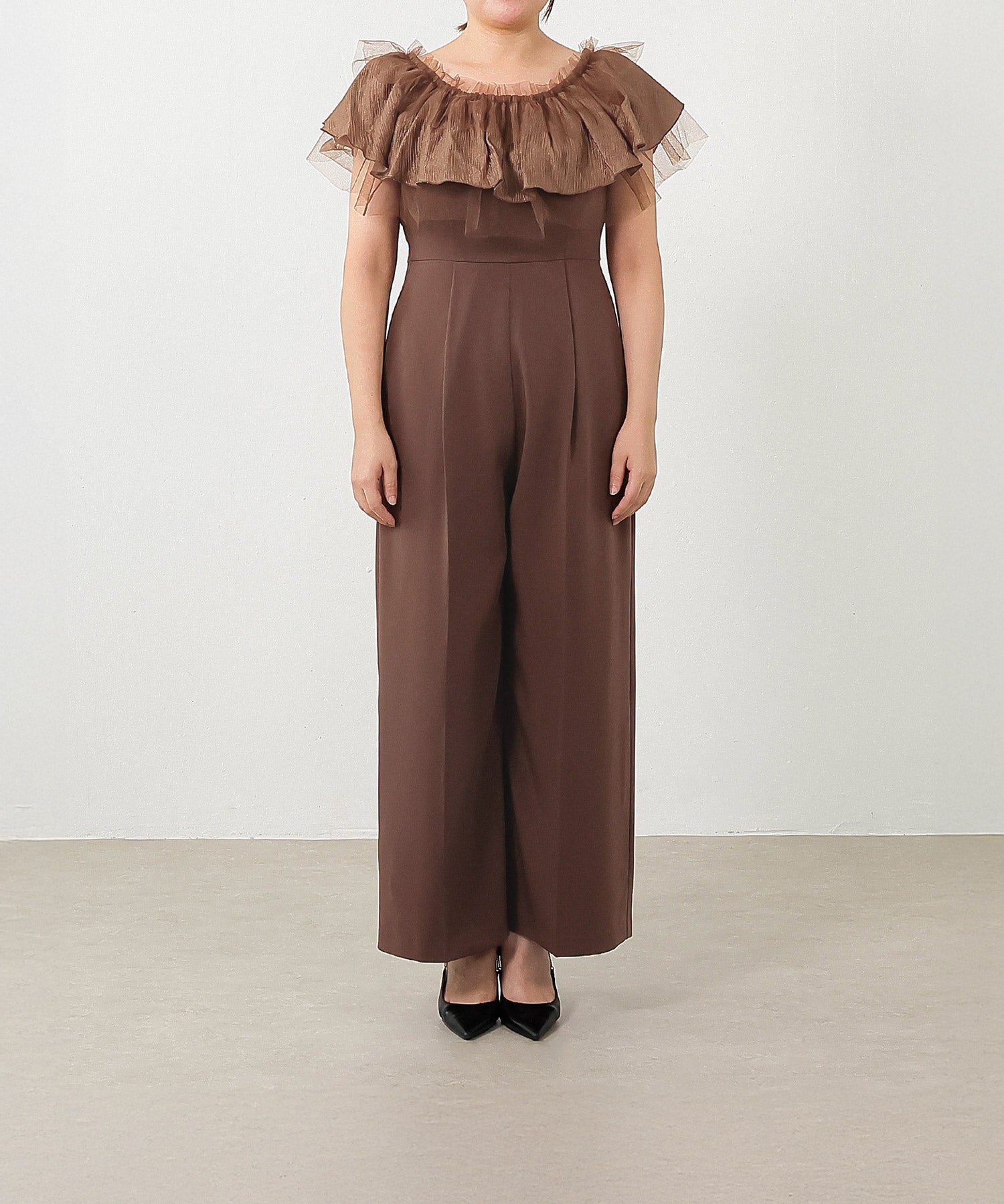 身長159cm / 着用 M<br>普段着 M or L / 骨格ストレート