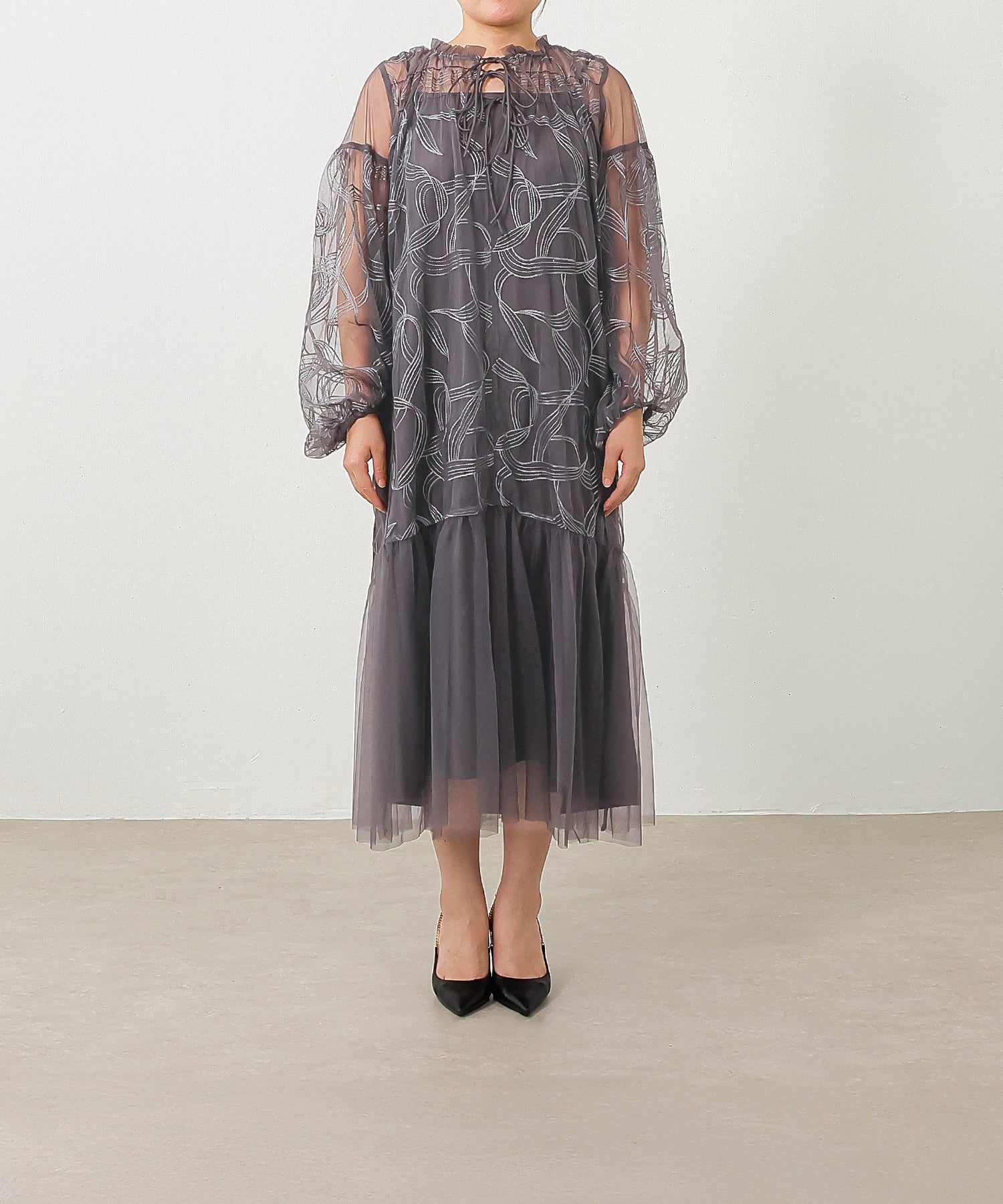 身長159cm / 着用 S<br>普段着 M or L / 骨格ストレート