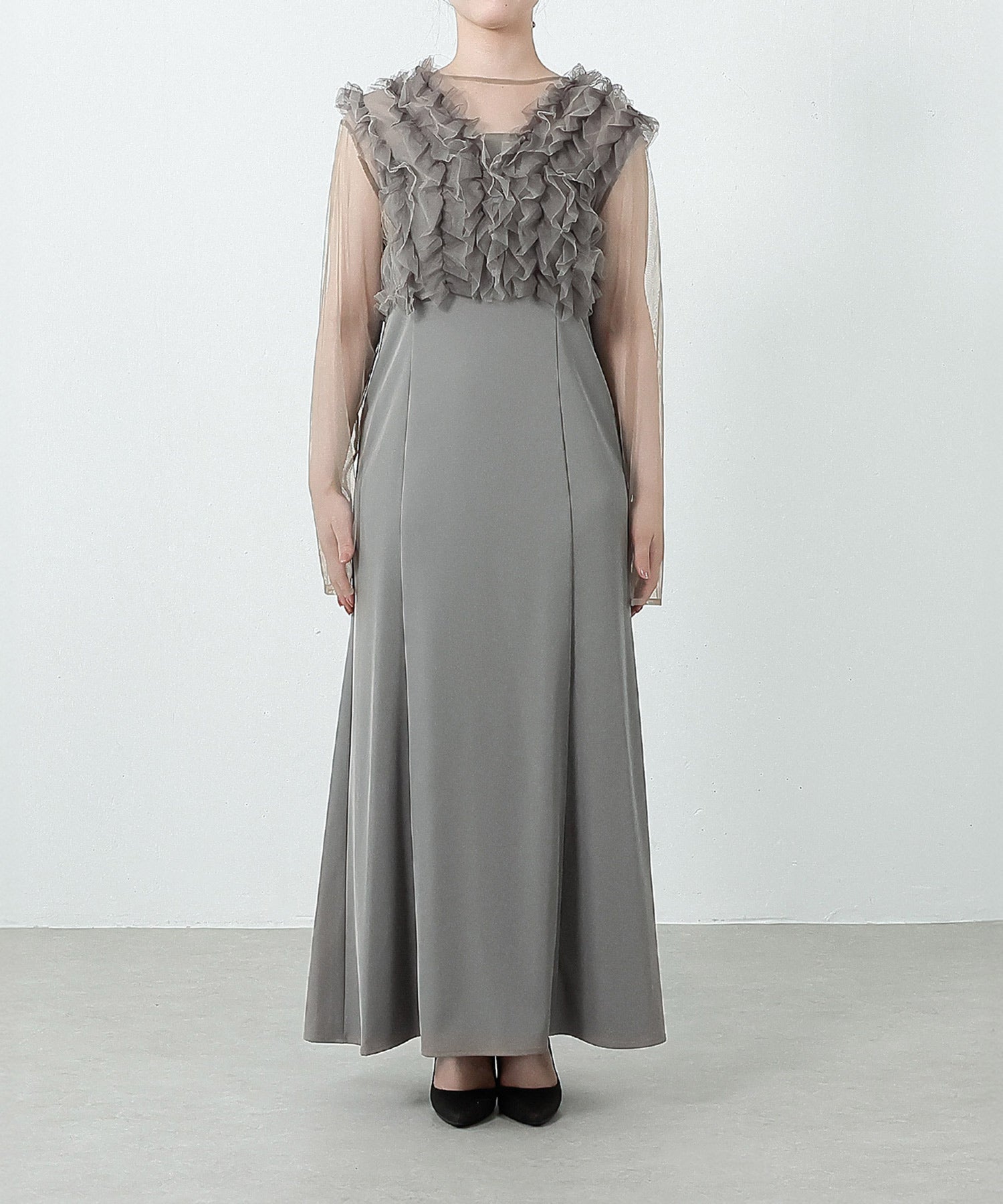 身長 162cm / 着用 L<br>普段着 M / 骨格ストレート