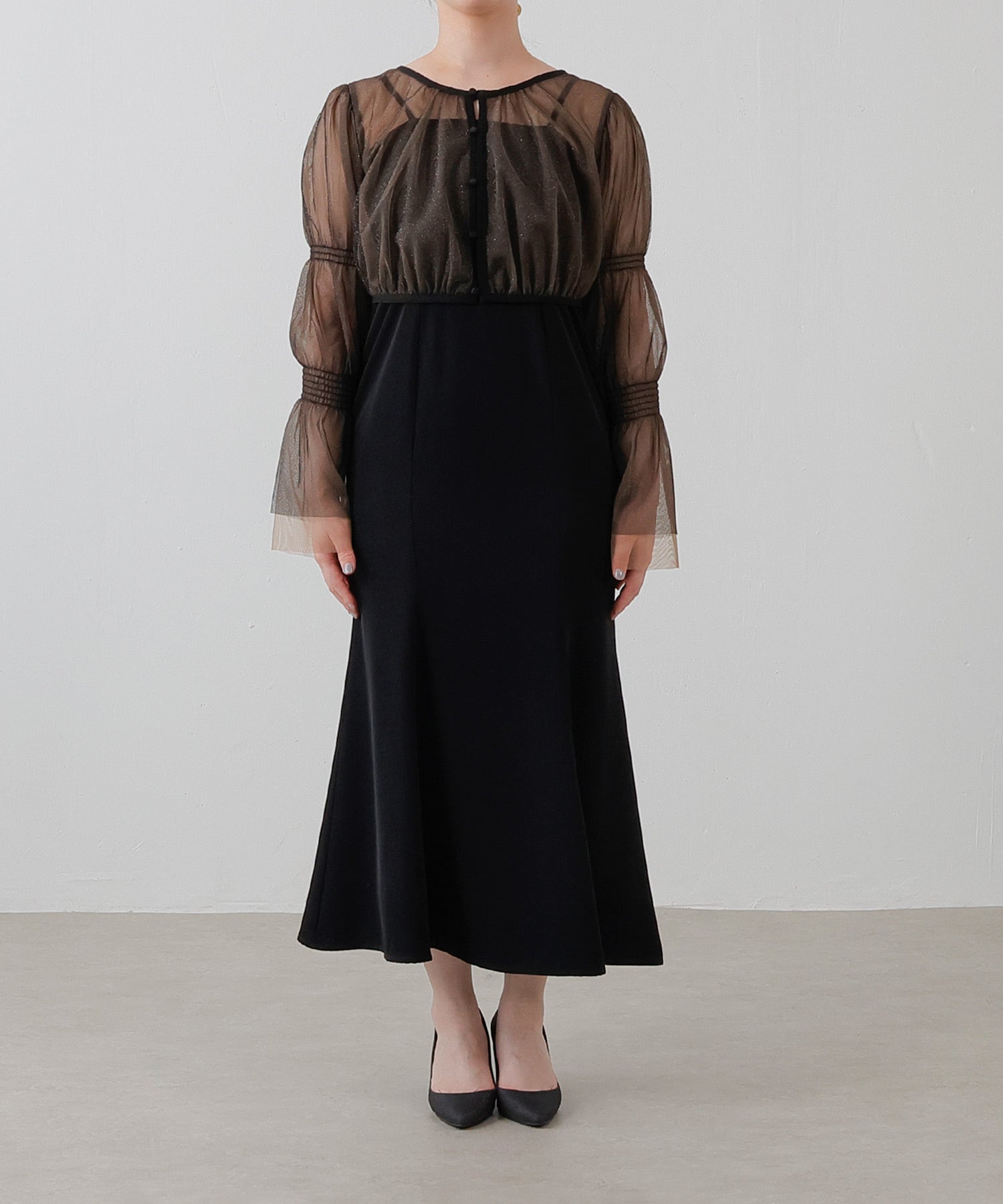 身長162cm / 着用 M<br>
普段着 M / 骨格ストレート