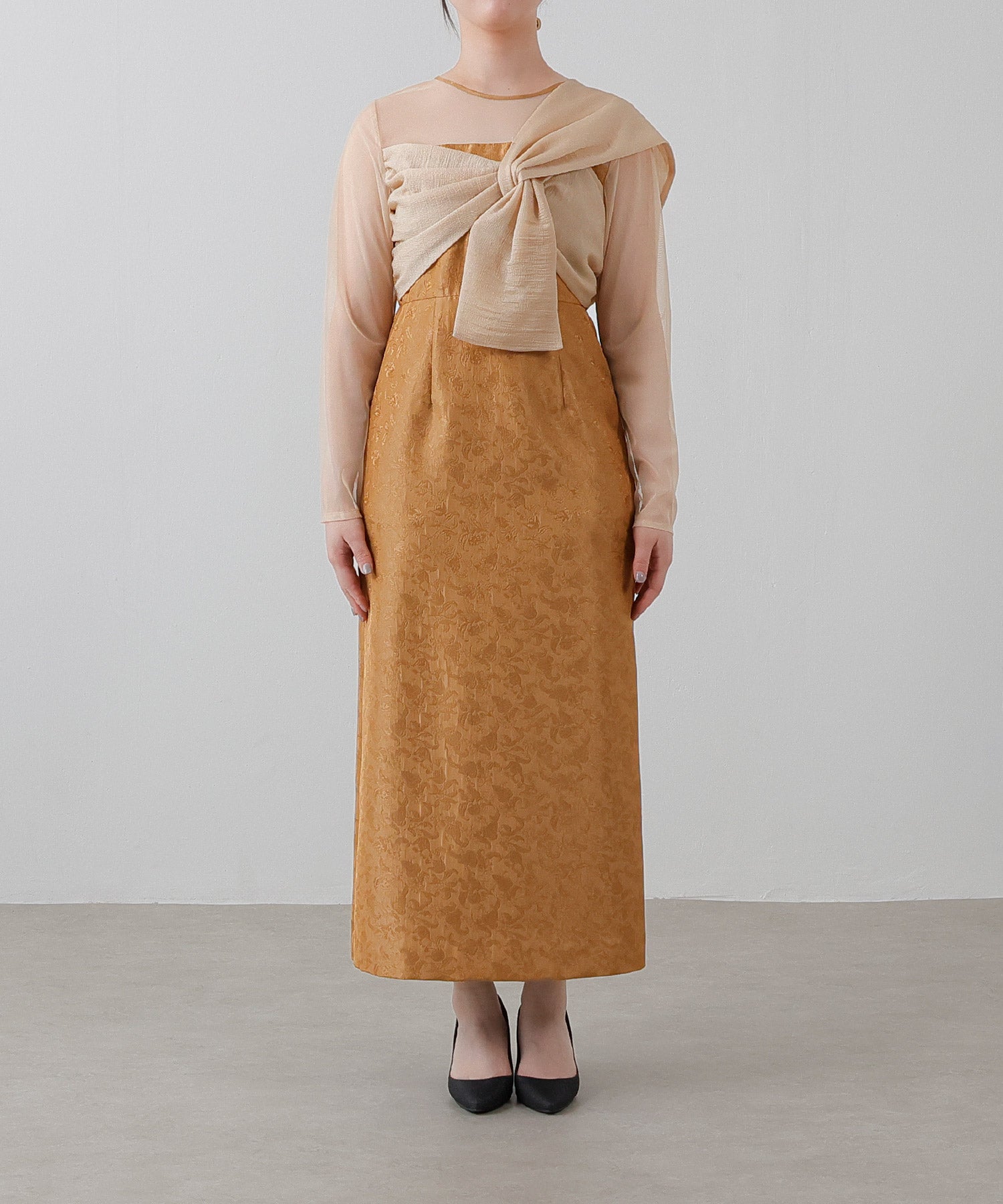 身長162cm / 着用 M<br>
普段着 M / 骨格ストレート