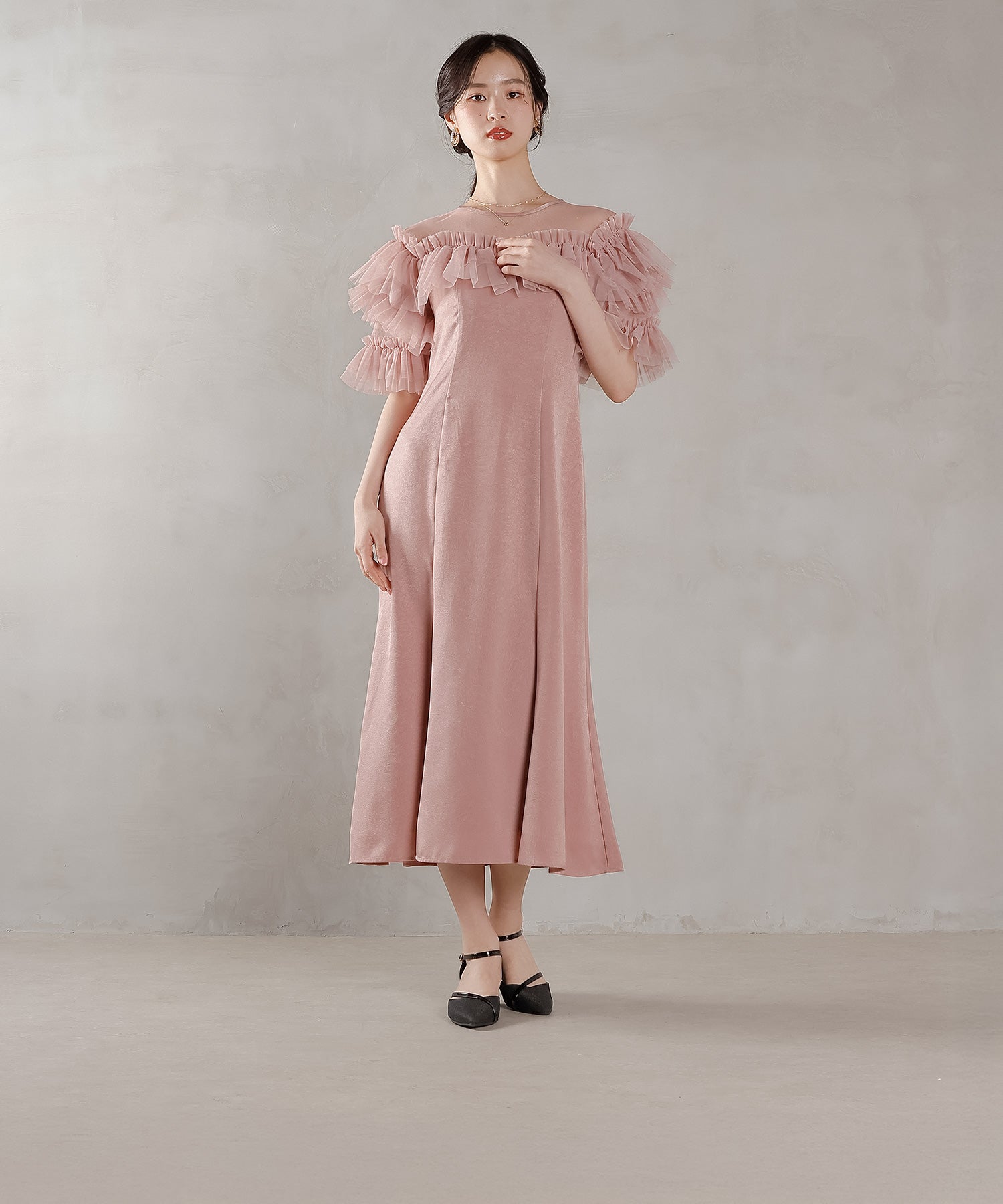 170cm / 着用 M / ピンク