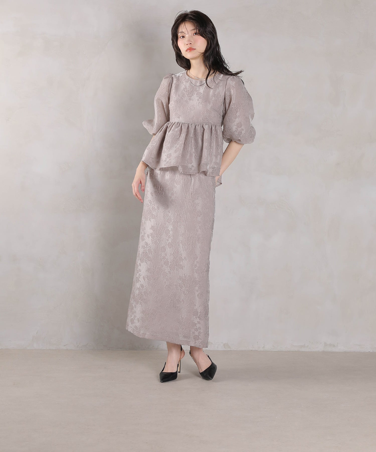 167cm / 着用 M / ライトグレー