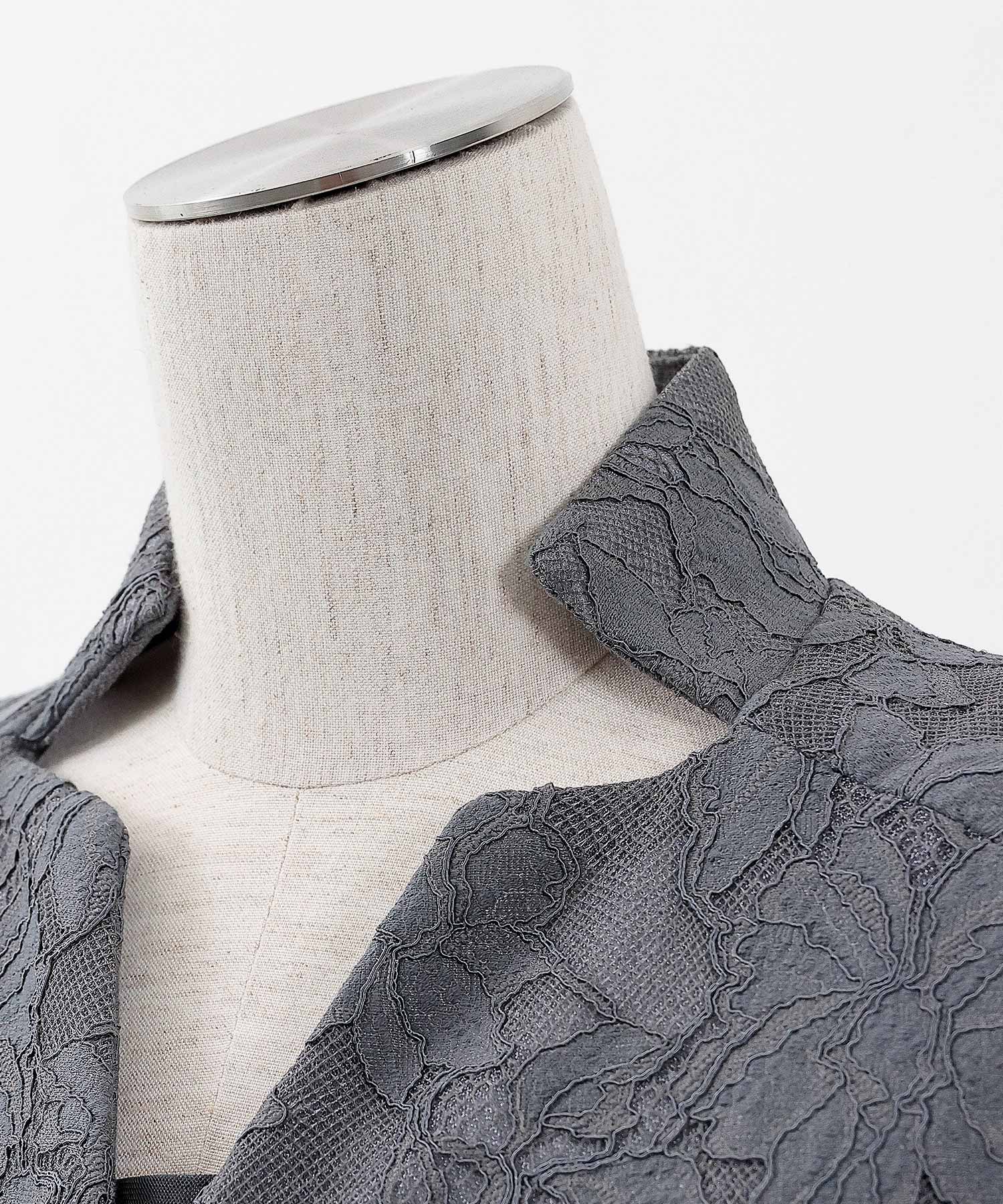 ボンディングレース オールインワン パンツドレス シアートップス 2点セット