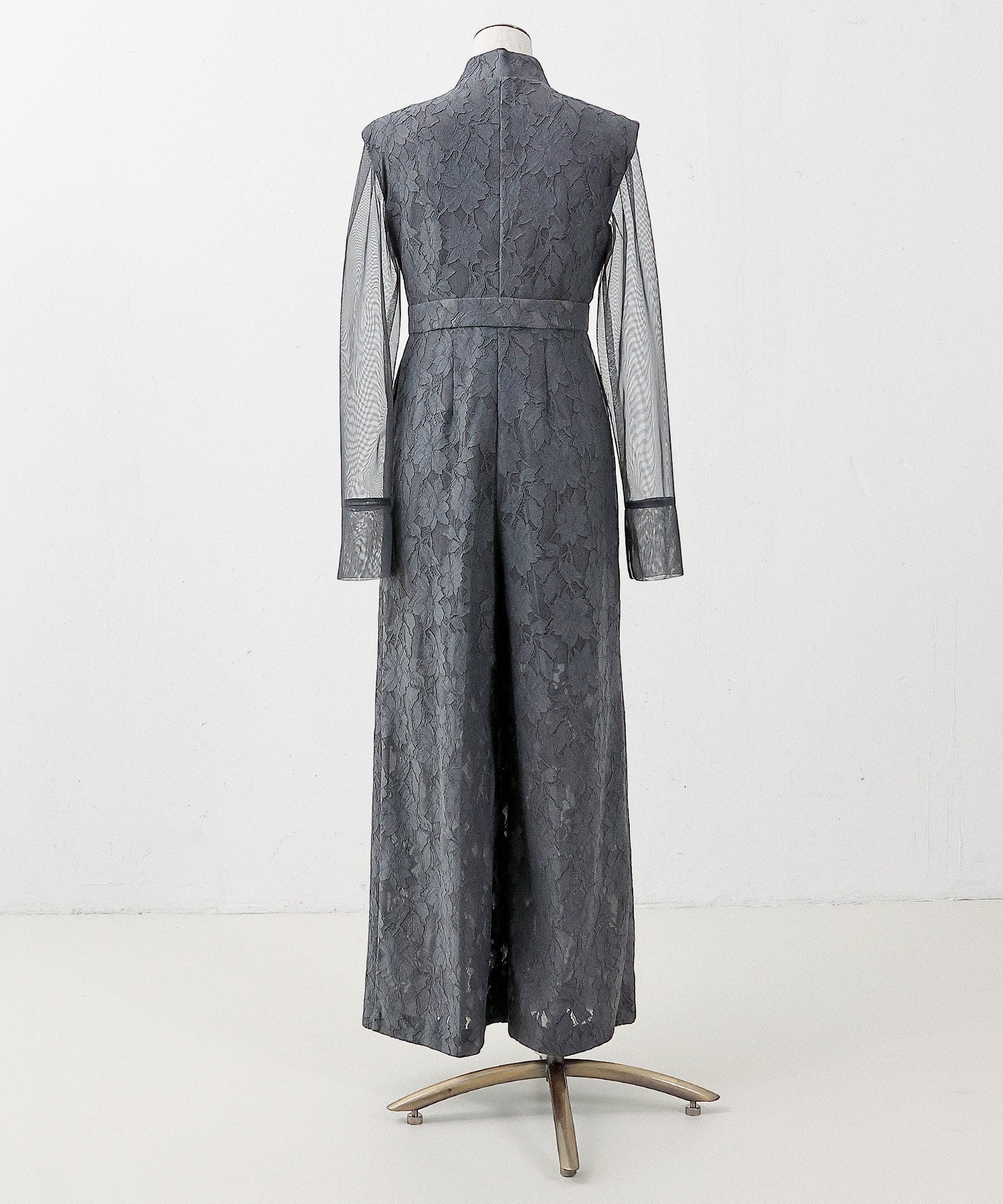 ボンディングレース オールインワン パンツドレス シアートップス 2点セット