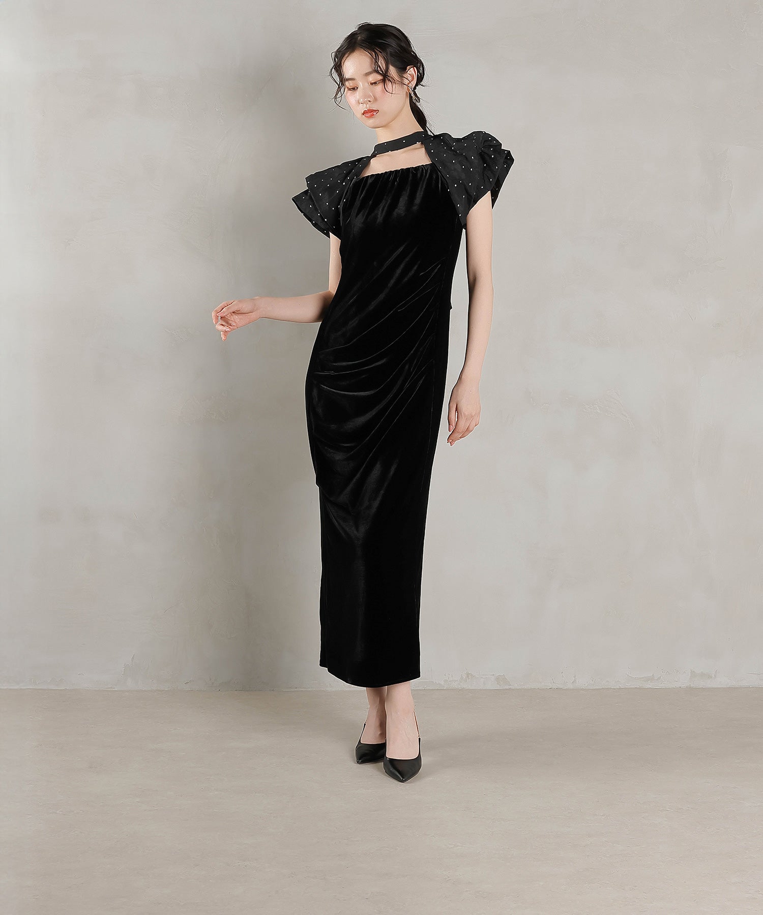 170cm / 着用 M /ドットブラック