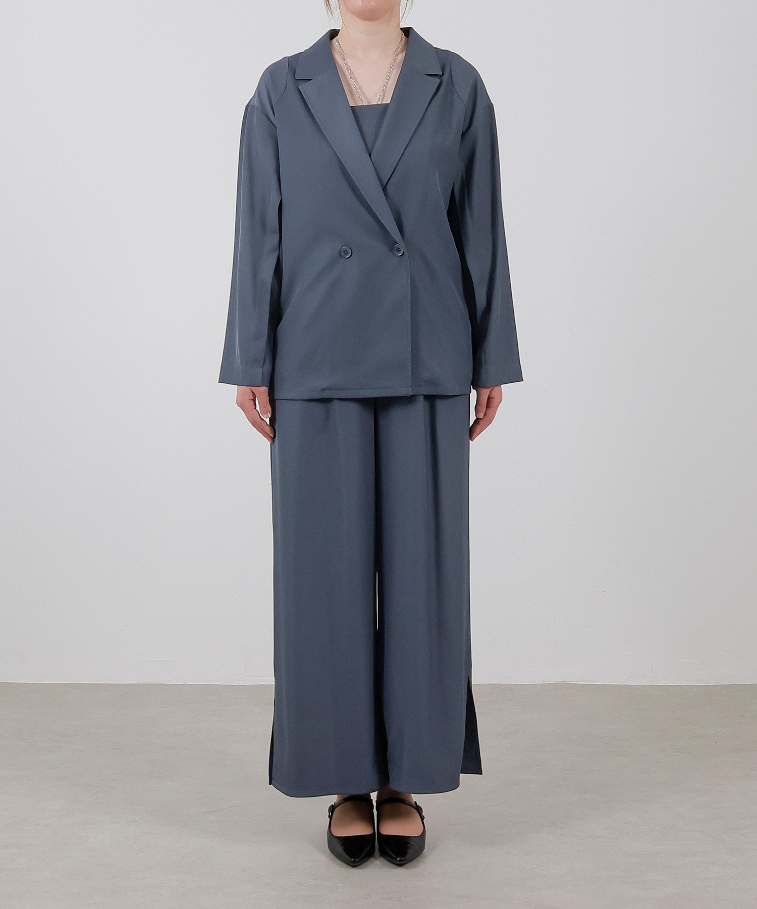 身長170cm / 着用サイズ M<br>普段着 L / 骨格ストレート