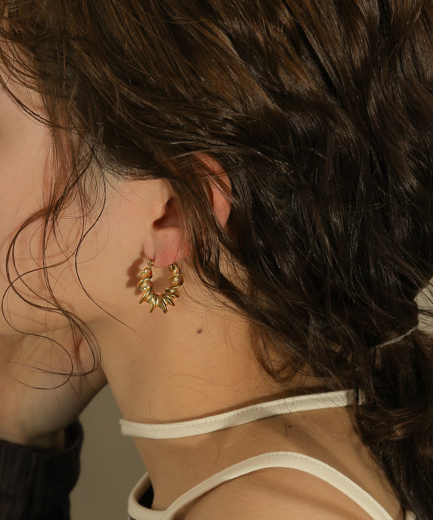 ツイスト サージカルステンレス ピアス