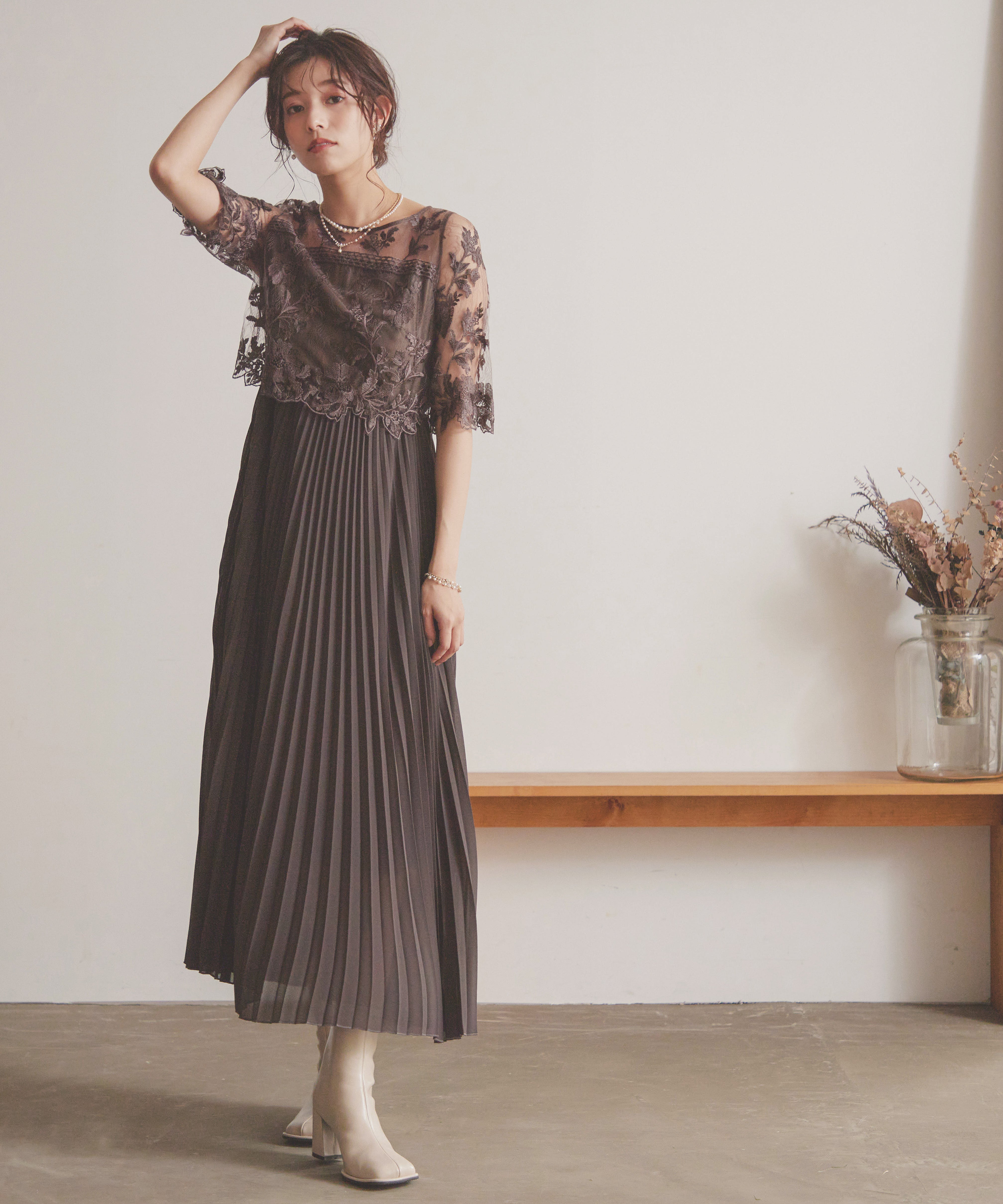 モデル身長:167cm 着用サイズ:M