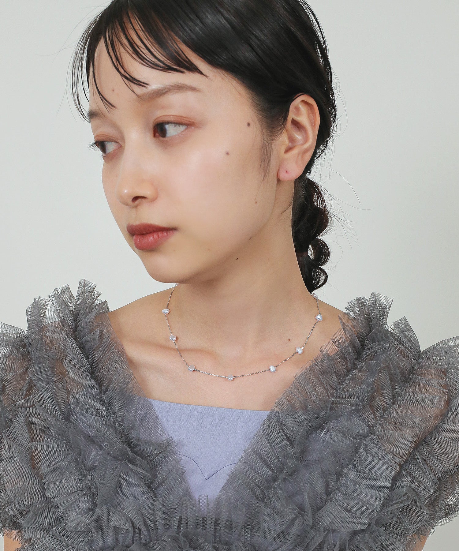 パール 華奢 １連 上品 ネックレス パーティー 結婚式 お呼ばれ