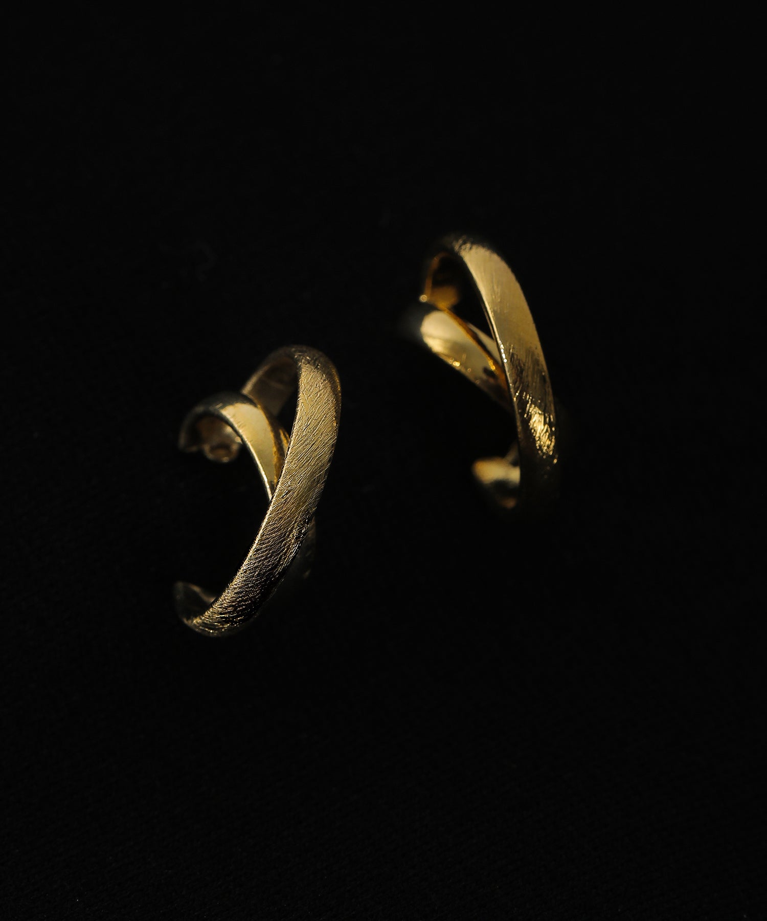 フープ マット２連 ステンレスポスト  ピアス