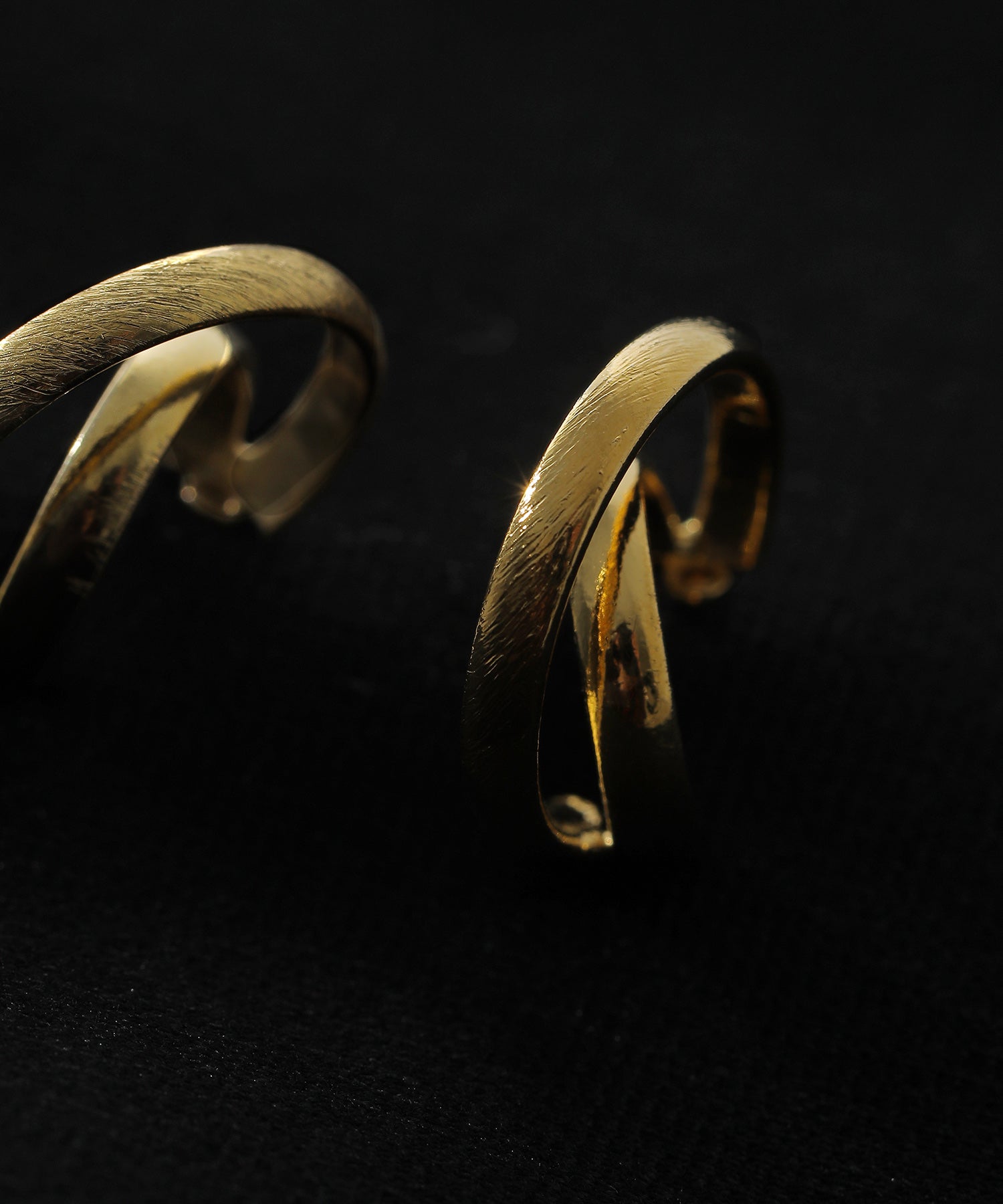 フープ マット２連 ステンレスポスト  ピアス