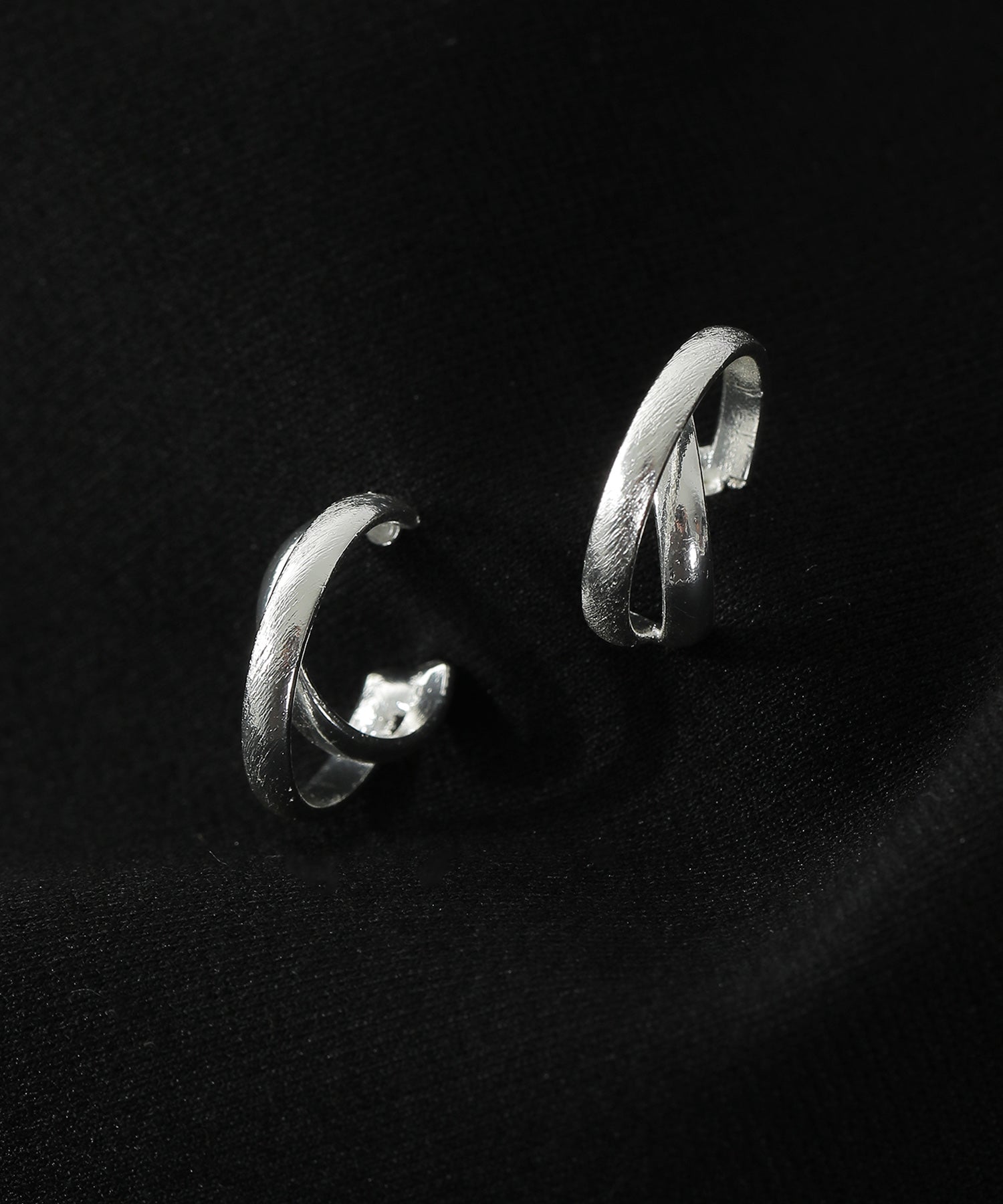 フープ マット２連 ステンレスポスト  ピアス