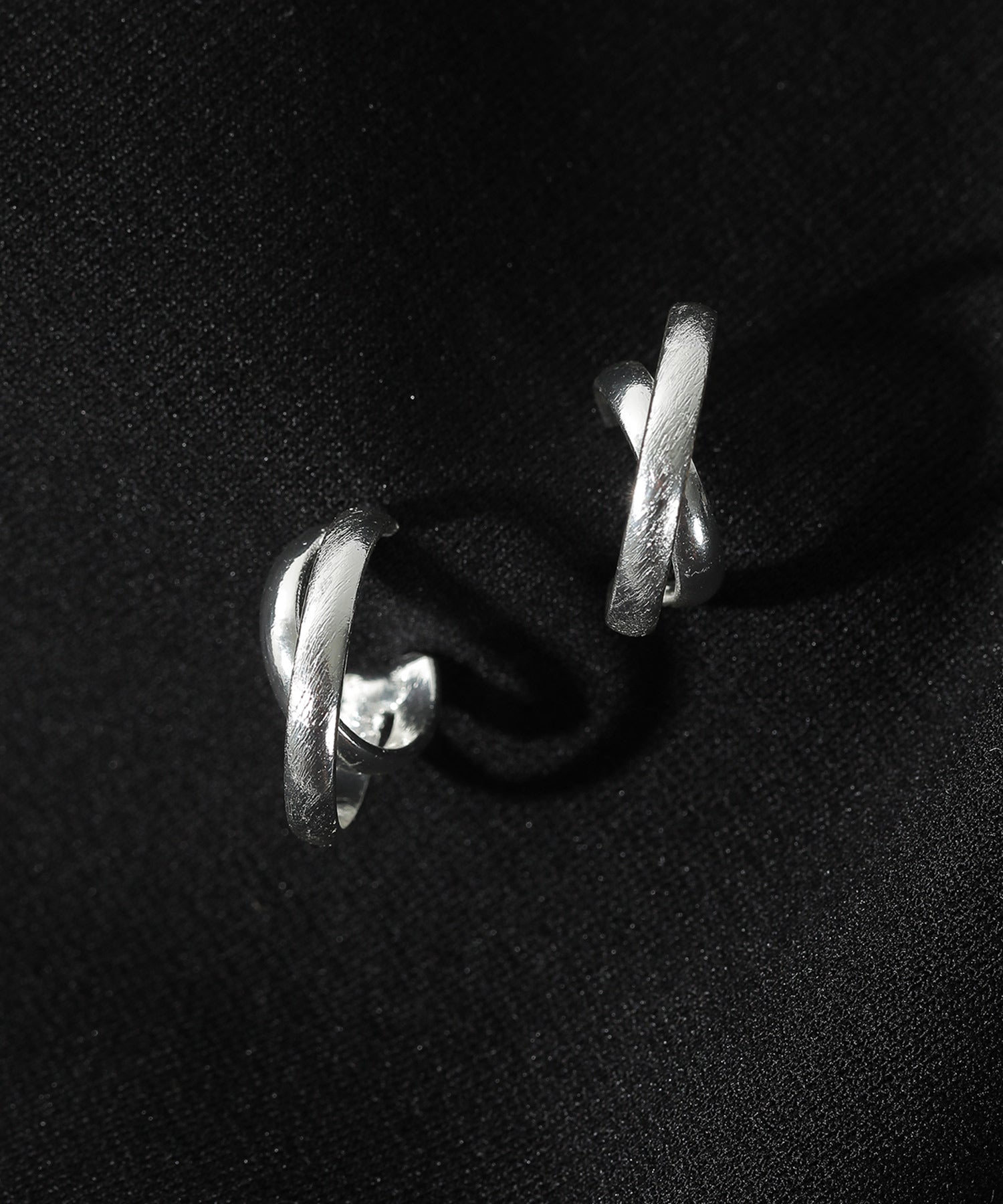 フープ マット２連 ステンレスポスト  ピアス