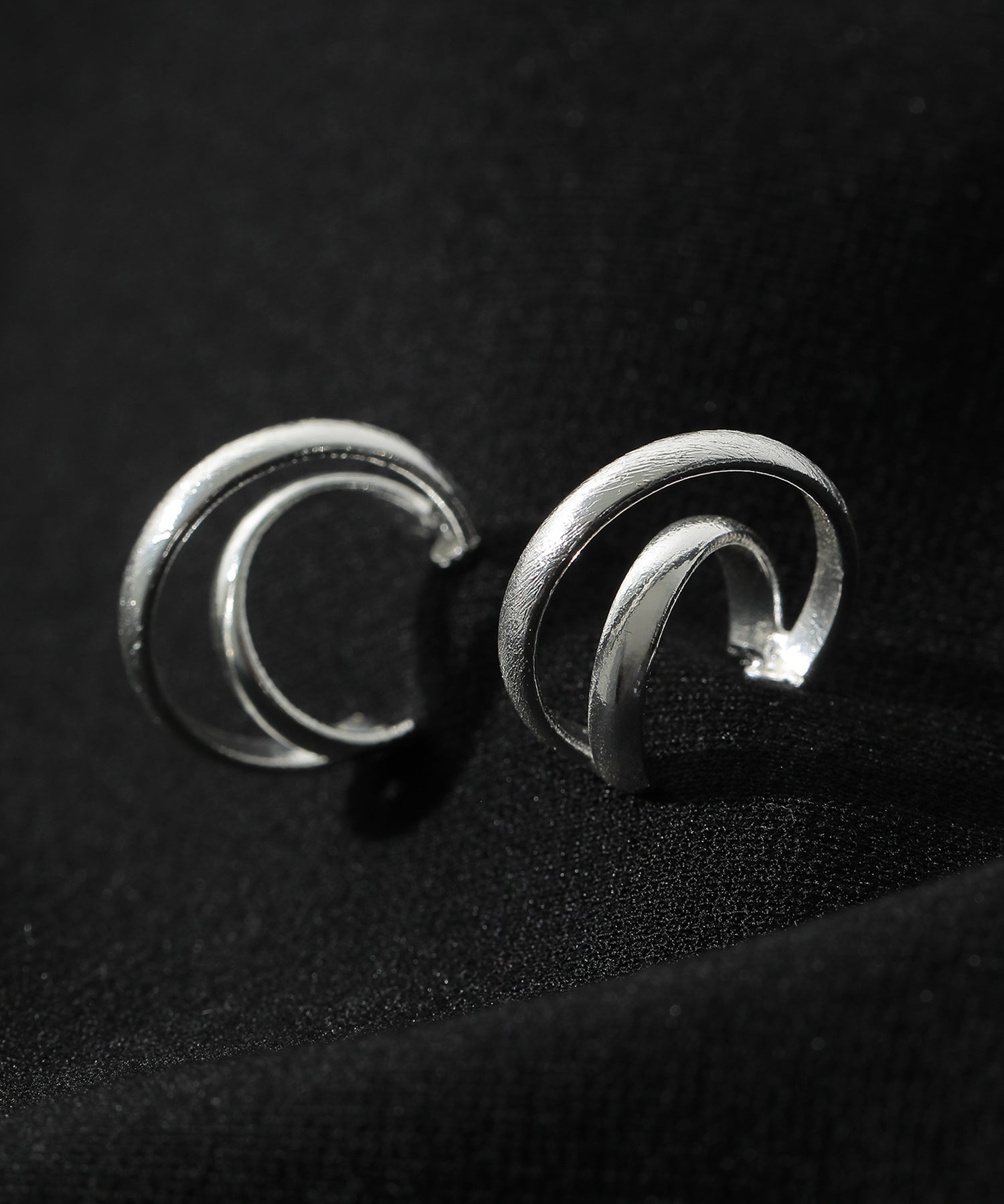 フープ マット２連 ステンレスポスト  ピアス