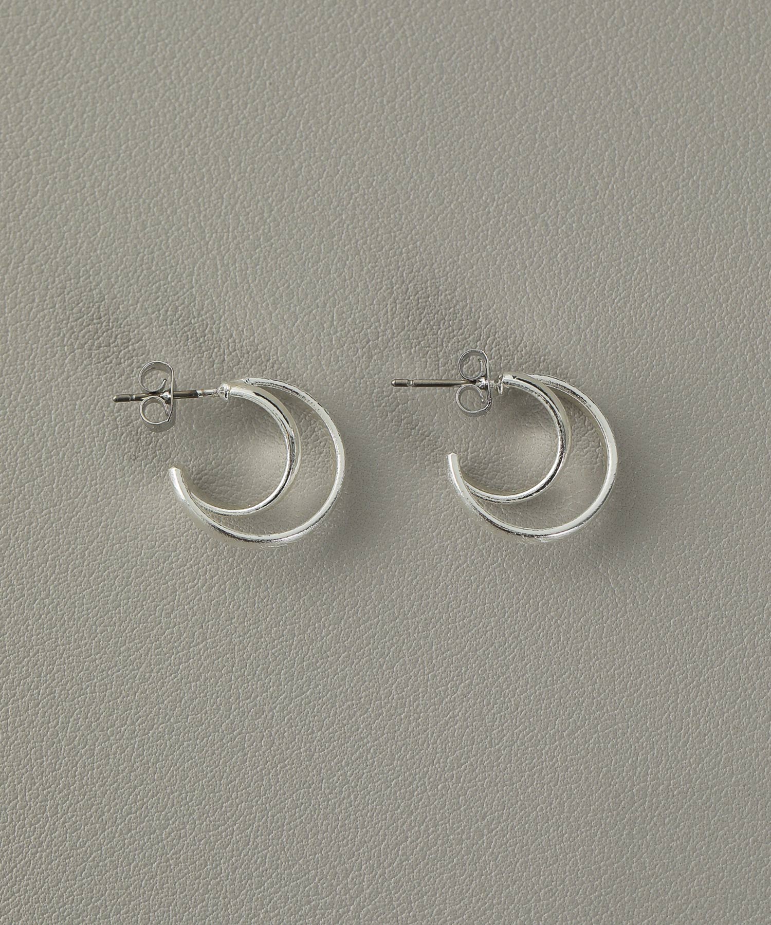 フープ マット２連 ステンレスポスト  ピアス