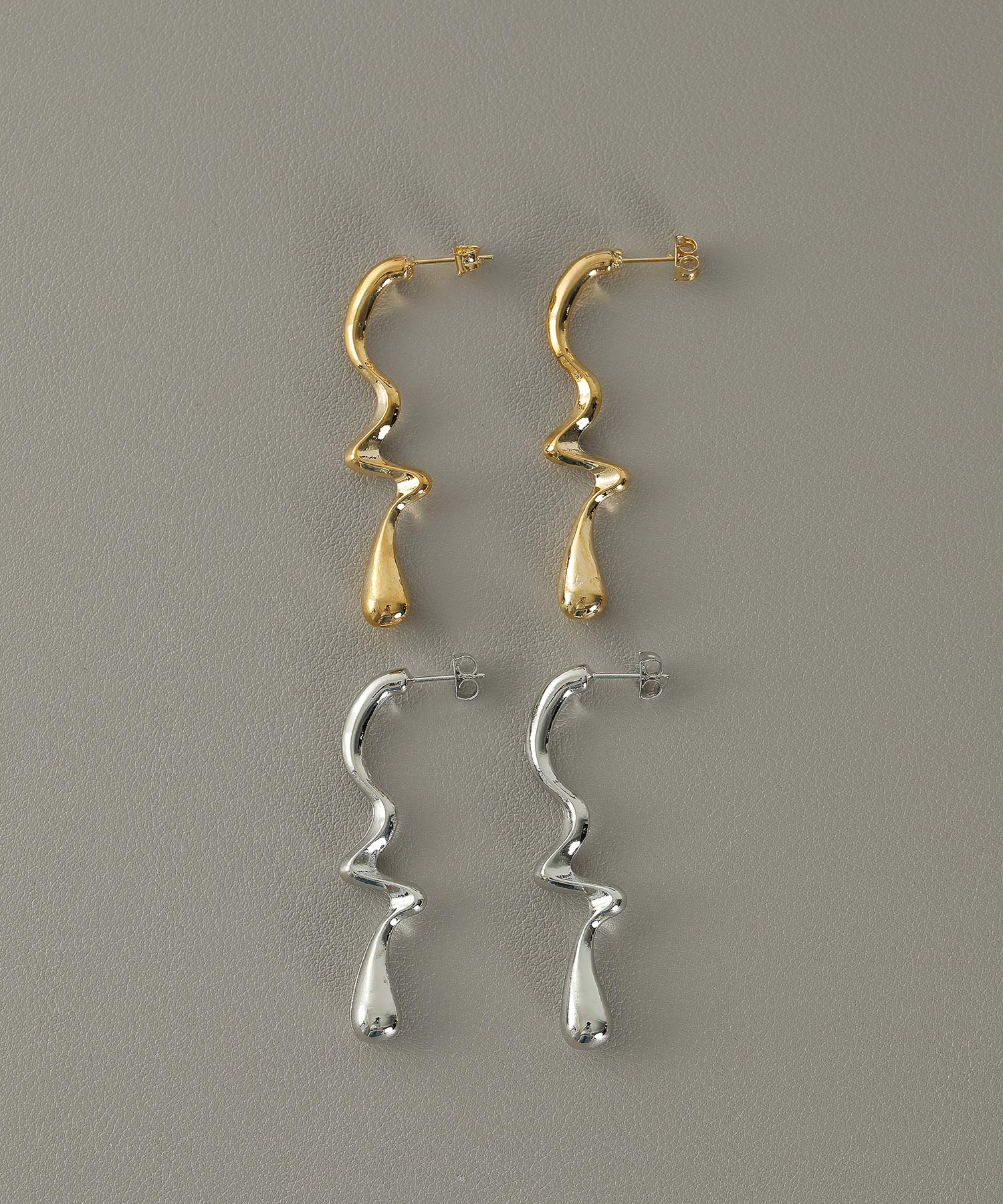 ニュアンス ロング ピアス