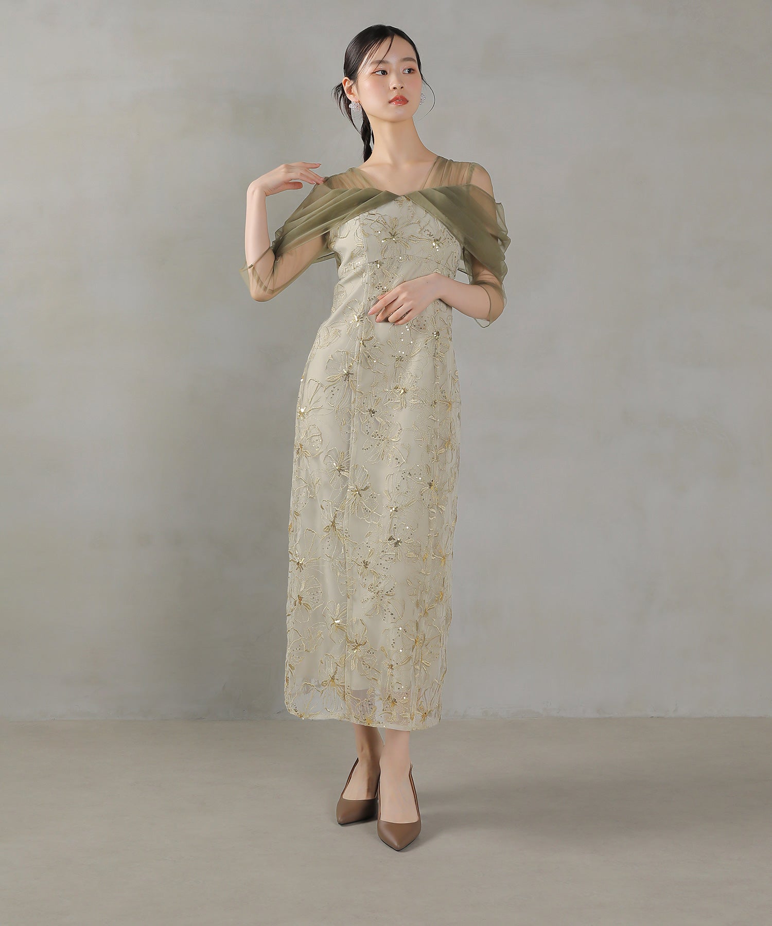 170cm / 着用 M / ライトグリーン