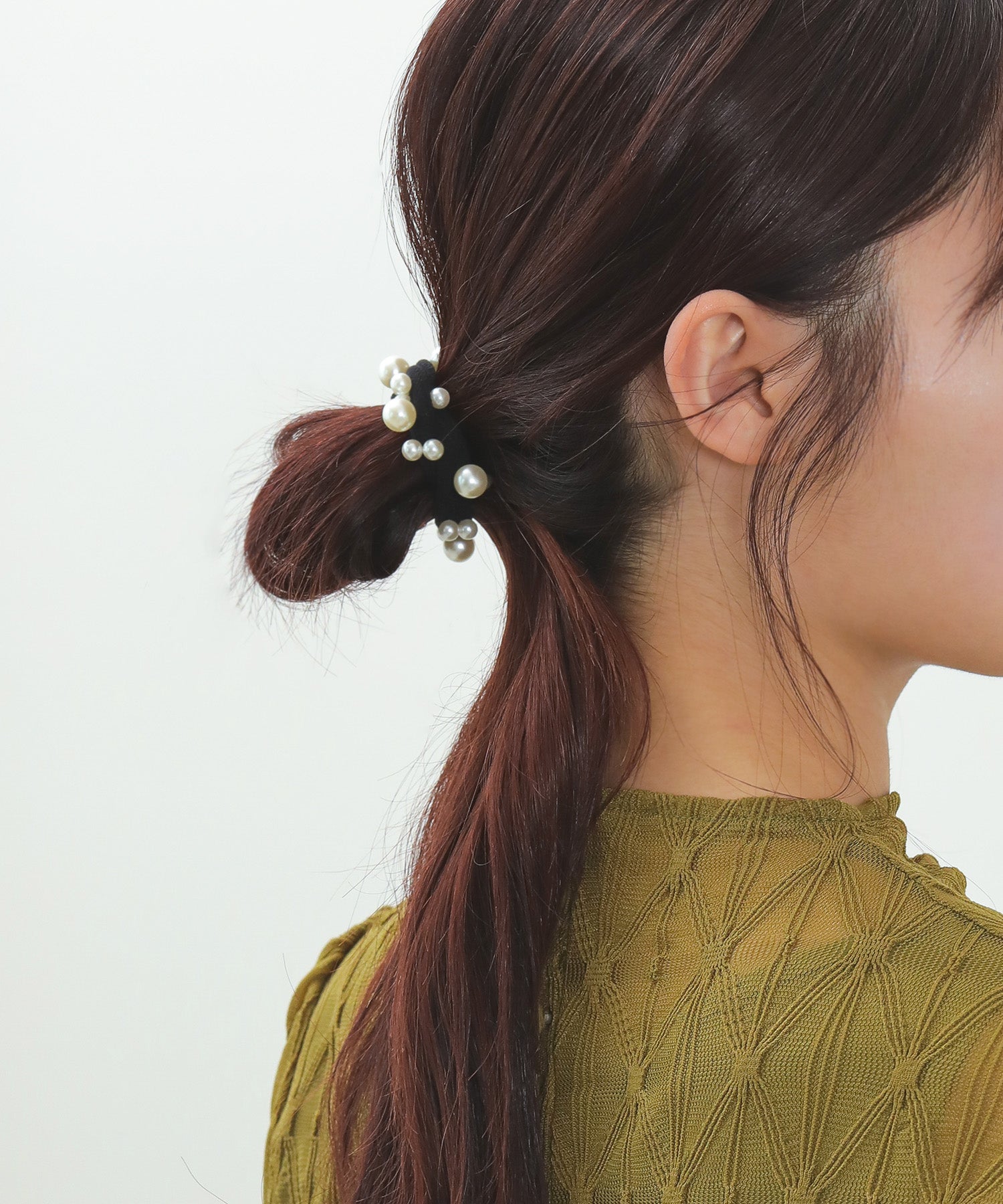 ランダム パール ヘアゴム