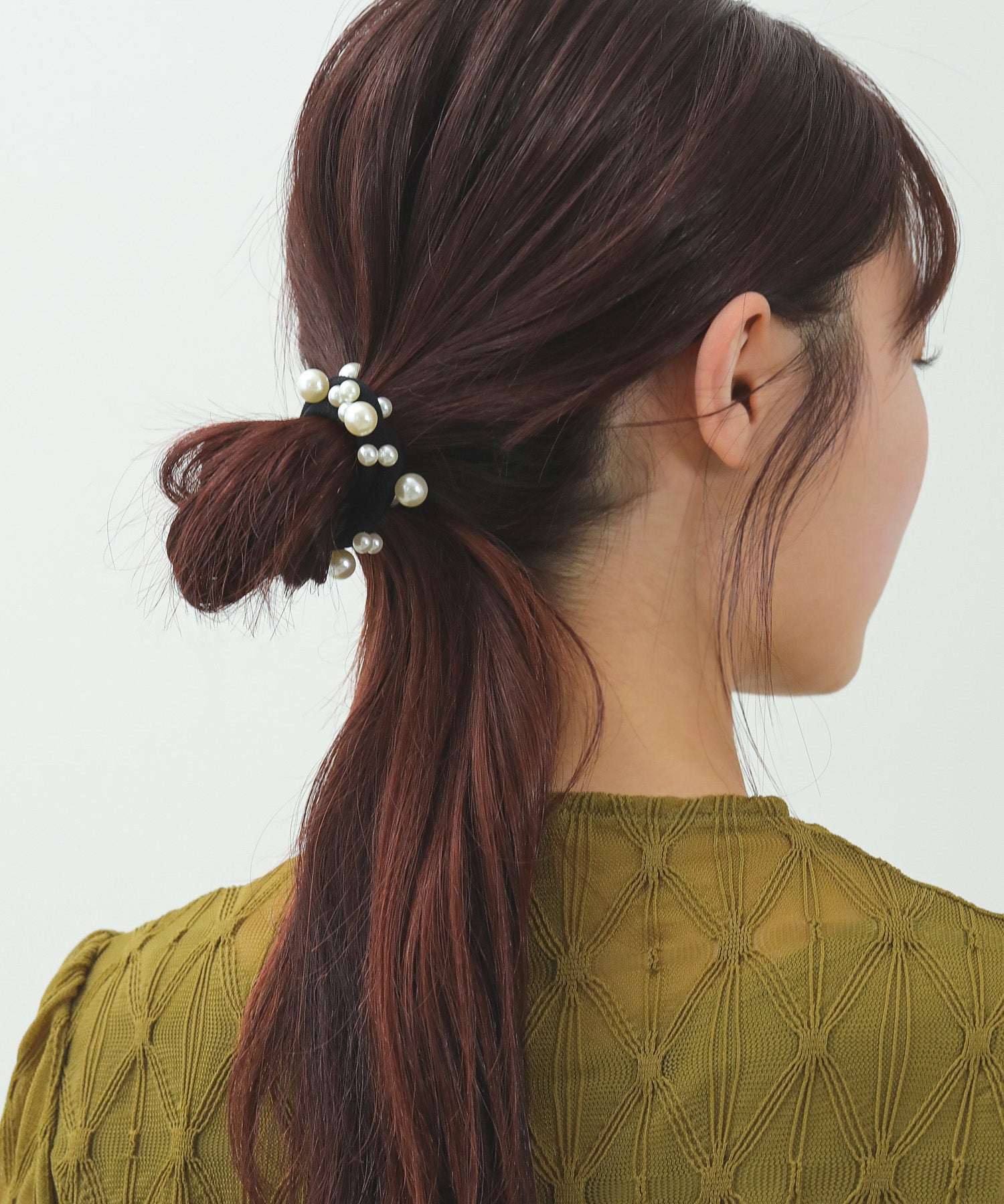 ランダム パール ヘアゴム
