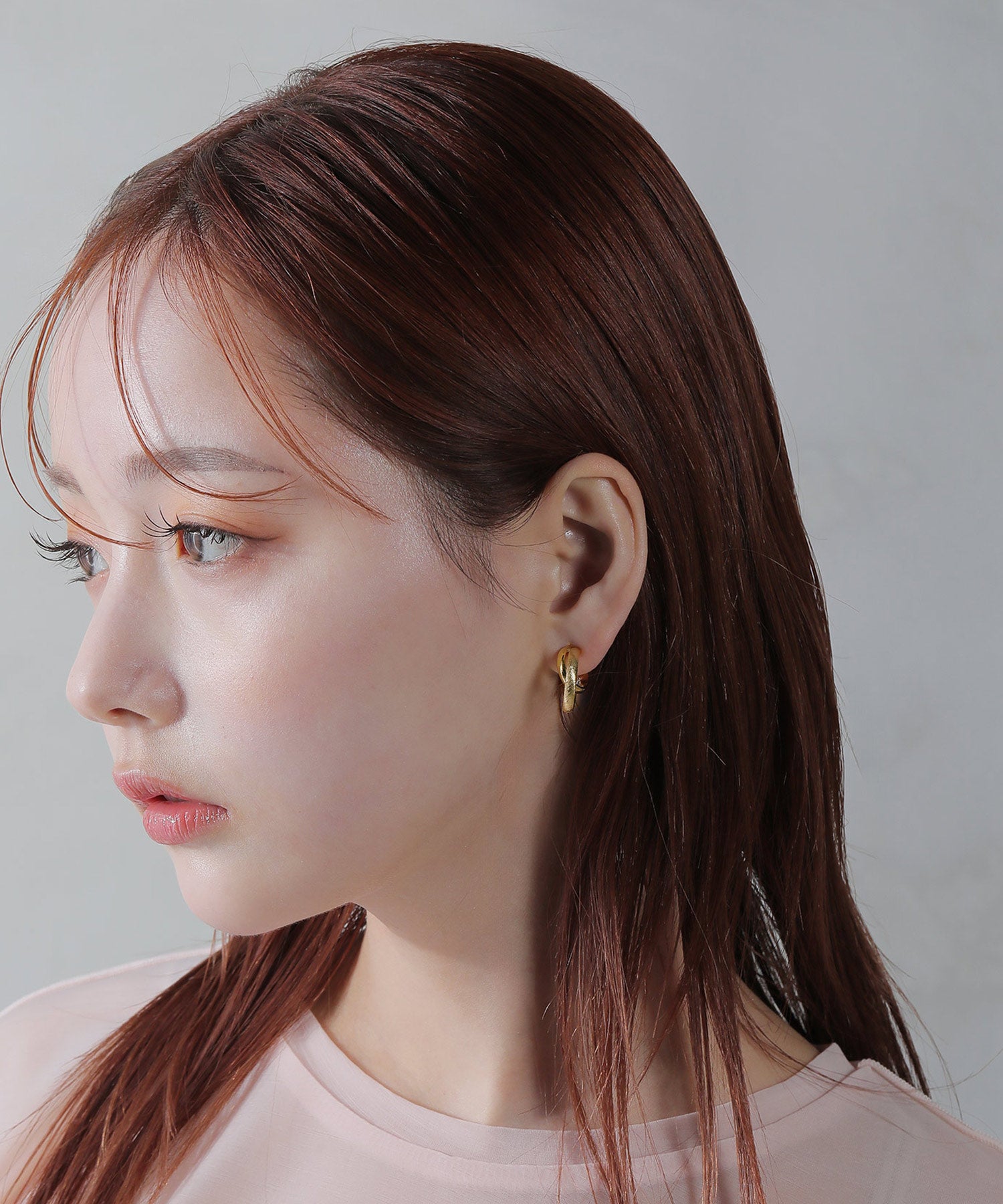 フープ マット２連 ステンレスポスト  ピアス