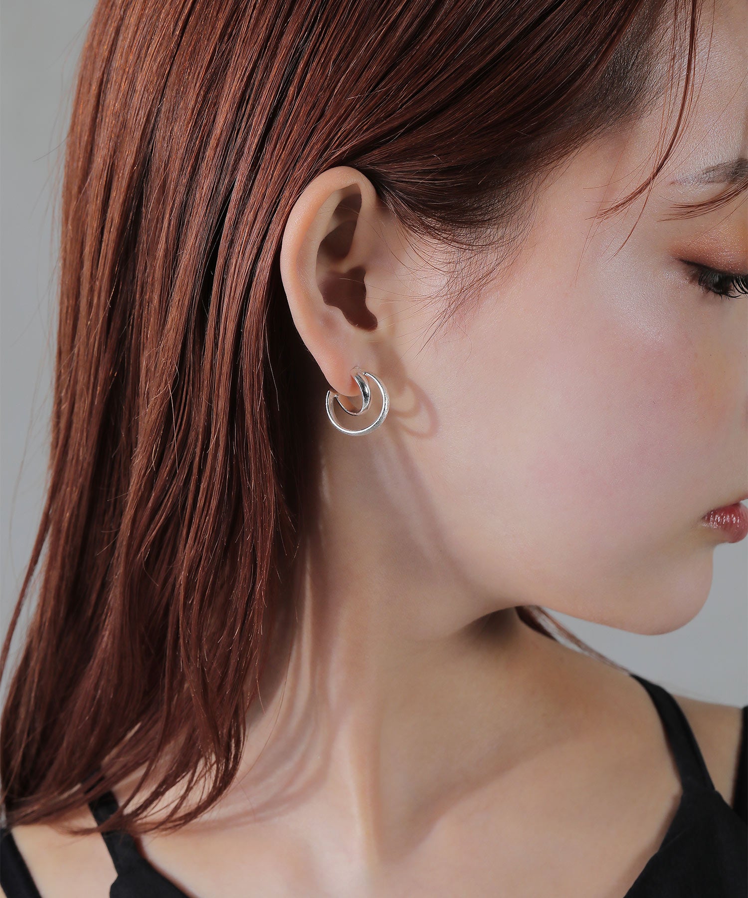 フープ マット２連 ステンレスポスト  ピアス