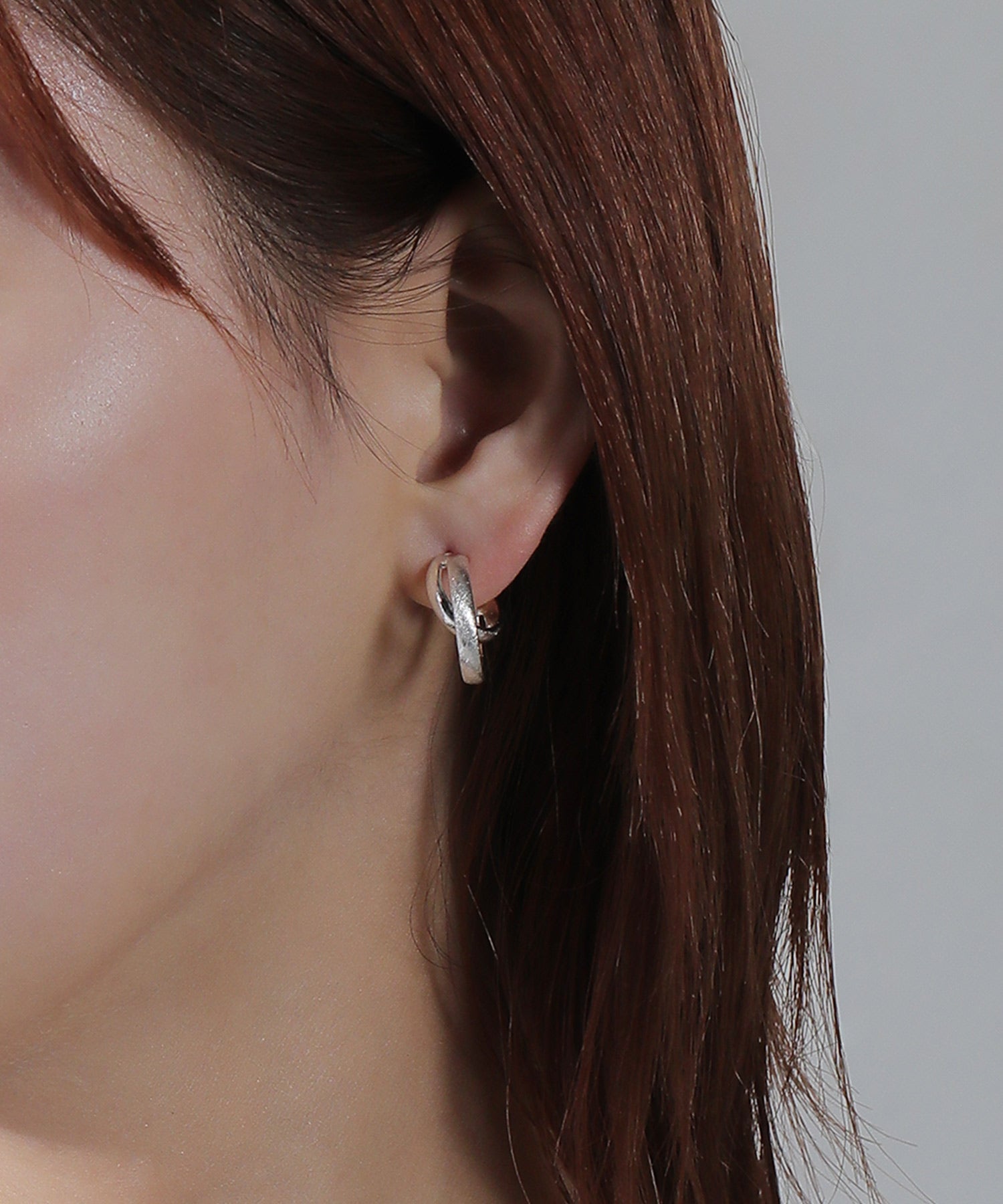 フープ マット２連 ステンレスポスト  ピアス