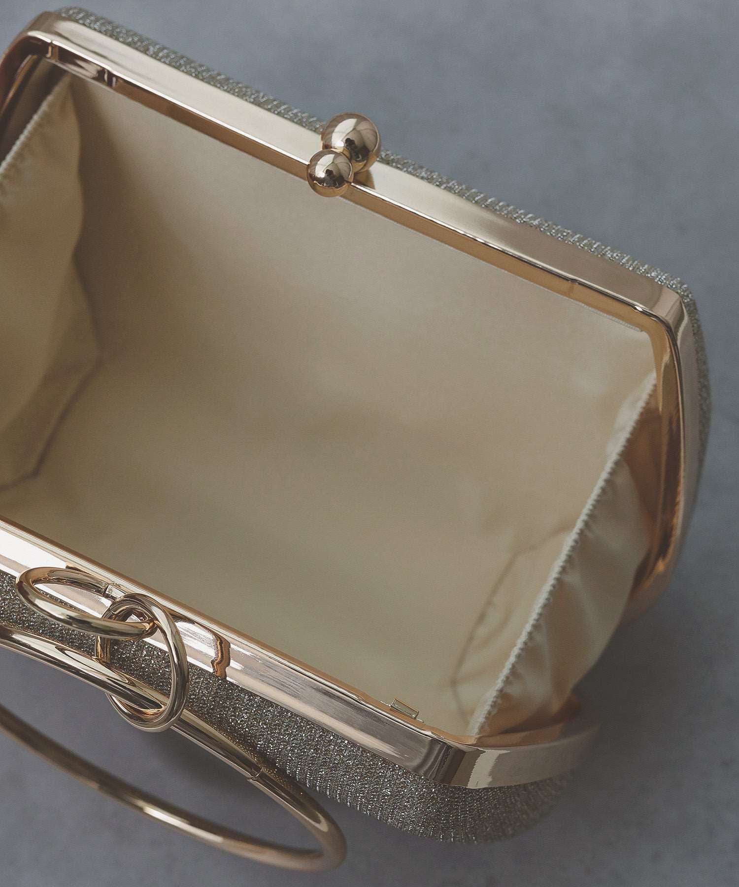 美品 Christian Dior がま口 トップハンドル ハンドバッグハンドル26cm